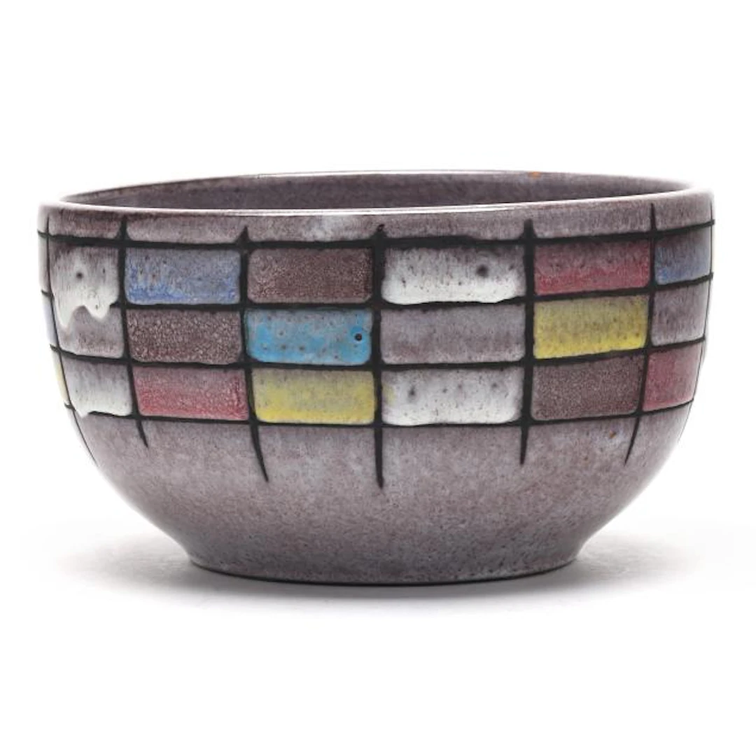 Ettore Sottsass (Italian, 1917-2007) for Bitossi, Mid-Century Ceramic Bowl