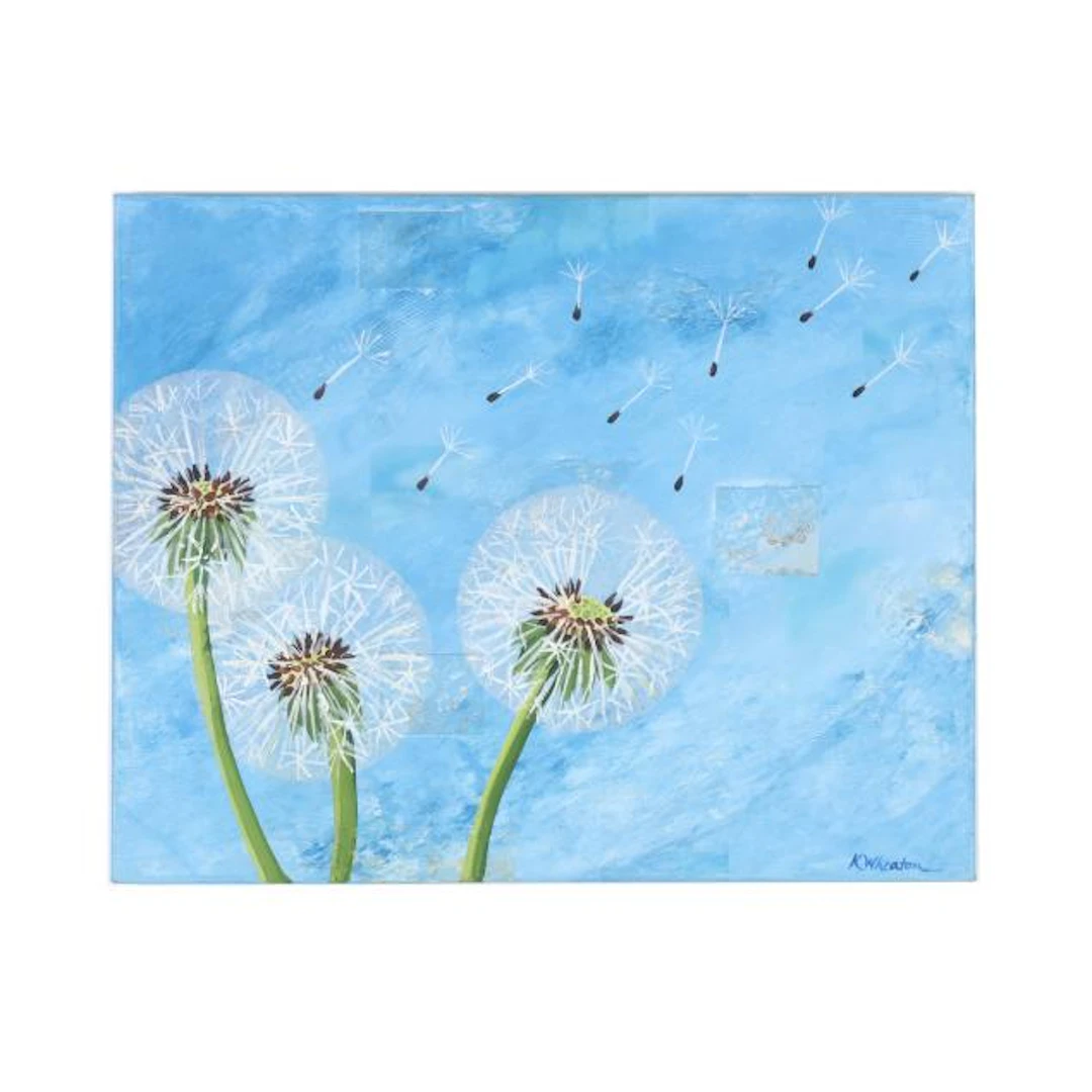 Kimberly Wheaton (American), Dandelion Seeds on the Wind