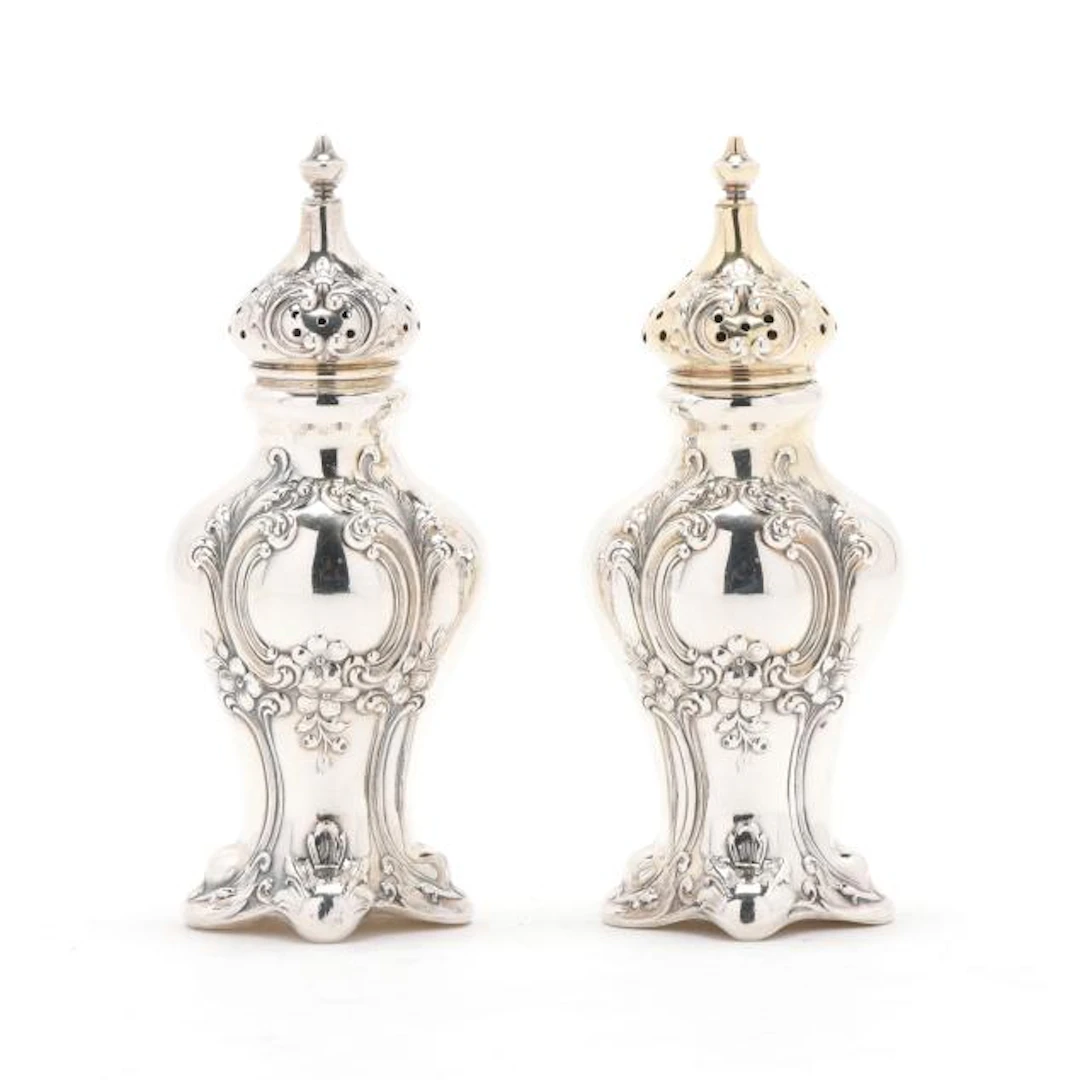 Pair of Gorham Sterling Silver Salt and Pepper Shakers