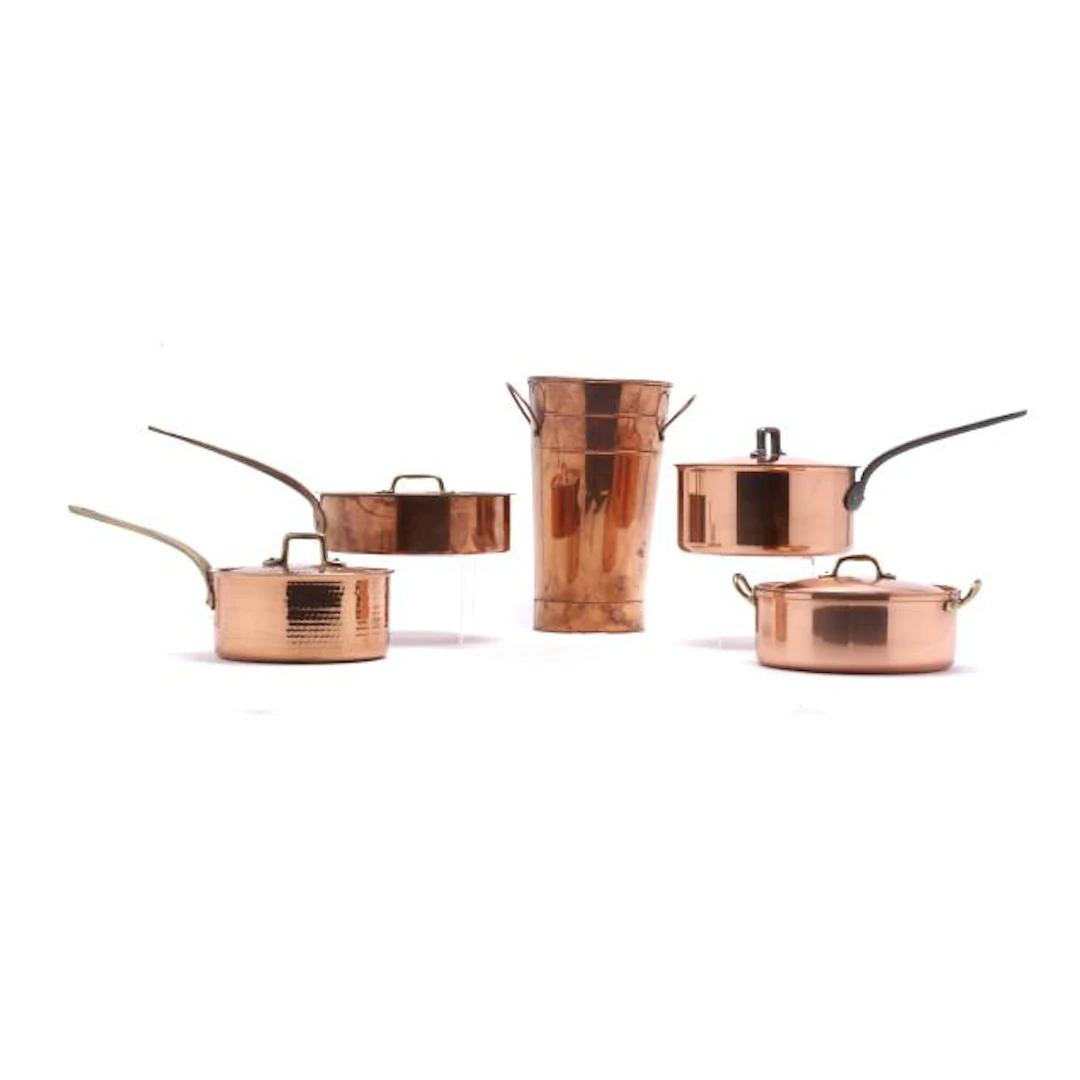 Collection of Copper Cookware Accessories