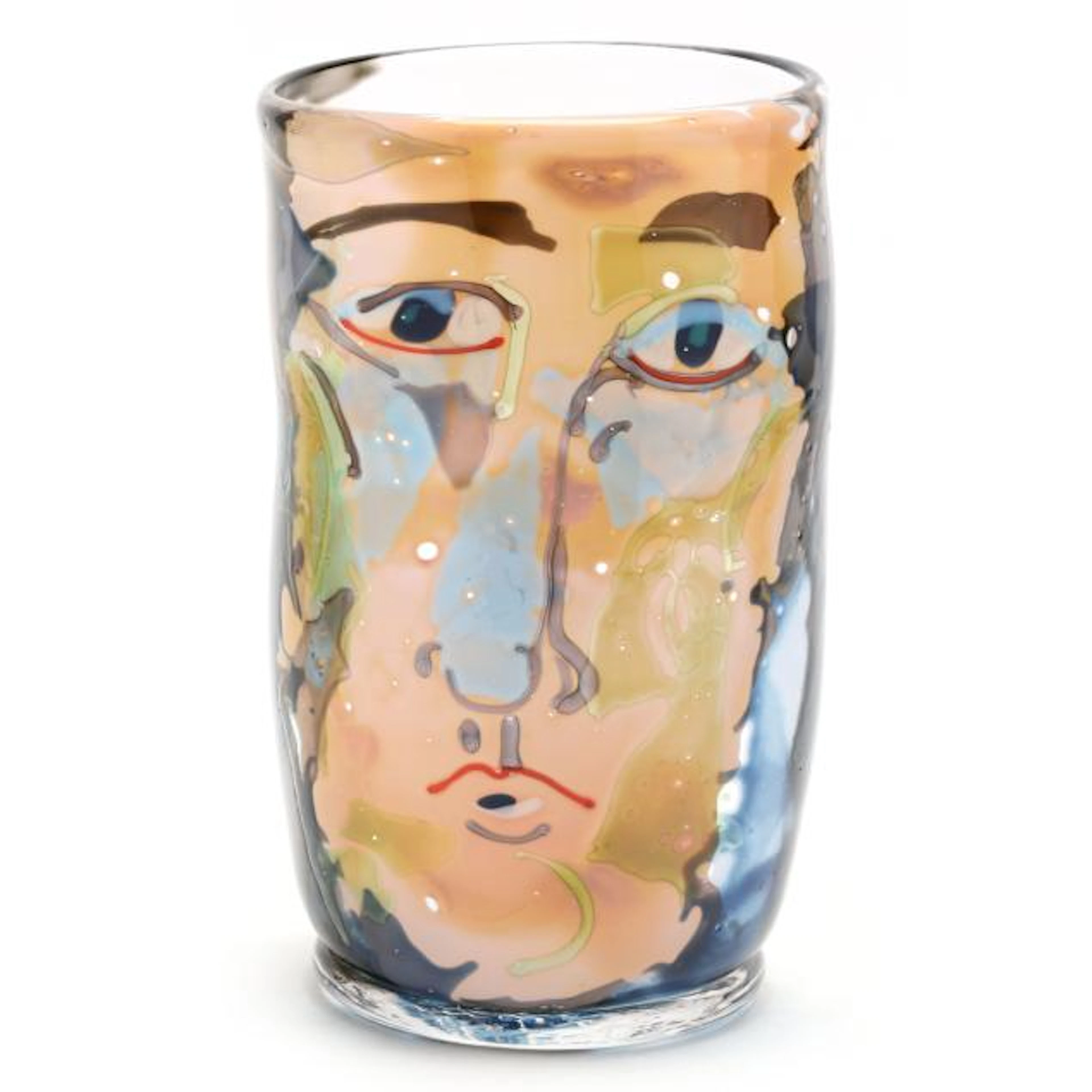 Katherine and William Bernstein (NC), Glass Portrait Vase