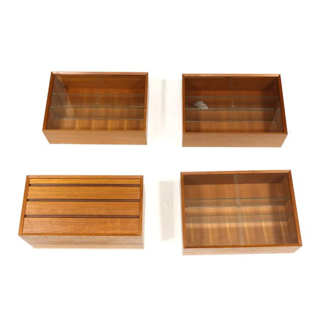 Danish Modern Teak Wall Unit