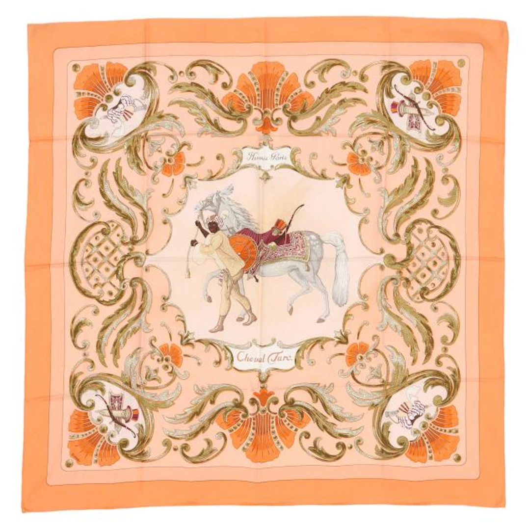 Silk Cheval Turc Scarf, Hermès