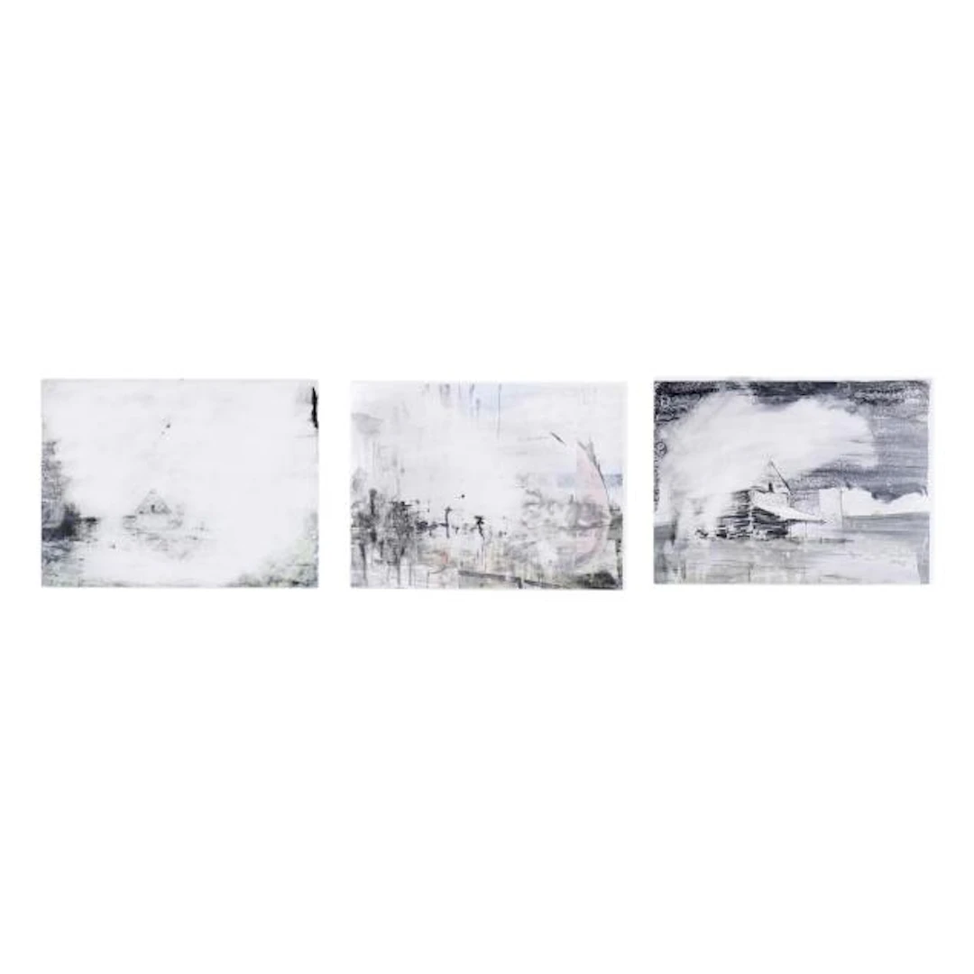 Damian Stamer (NC, b. 1982), South Lowell Triptych