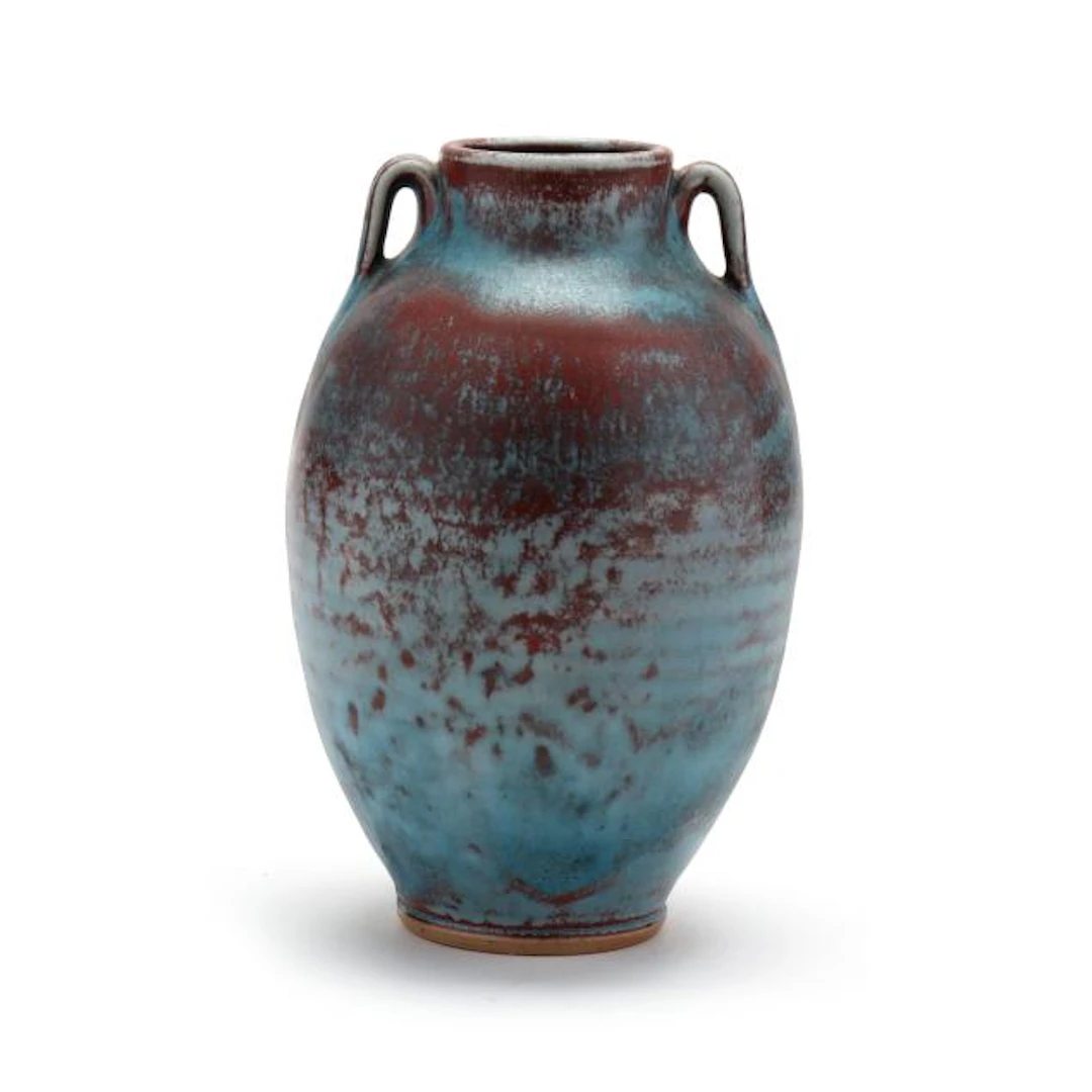 Ben Owen III (Seagrove, NC, b. 1968), Chinese Blue Tang Vase