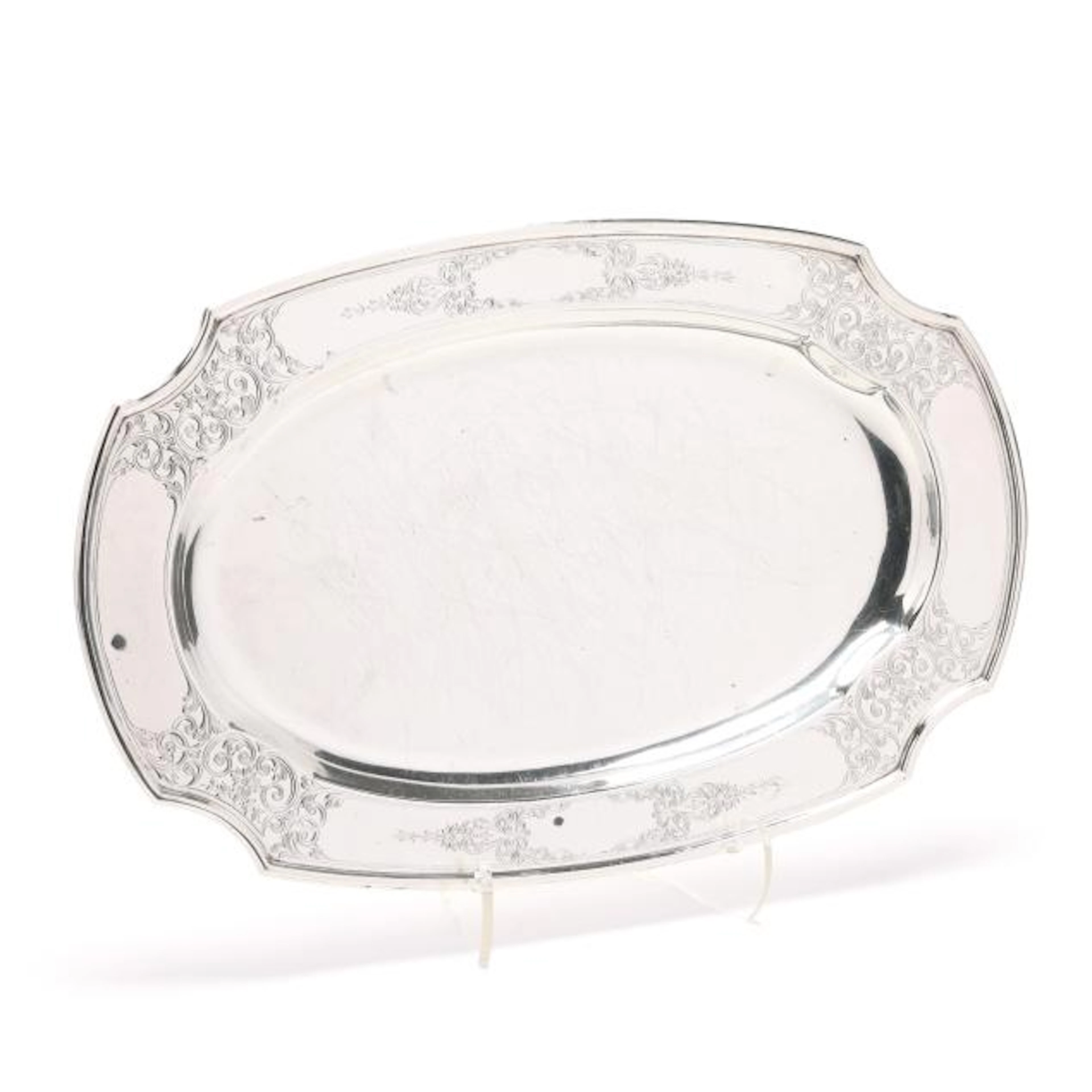 Dominick & Haff Sterling Silver Meat Serving Platter