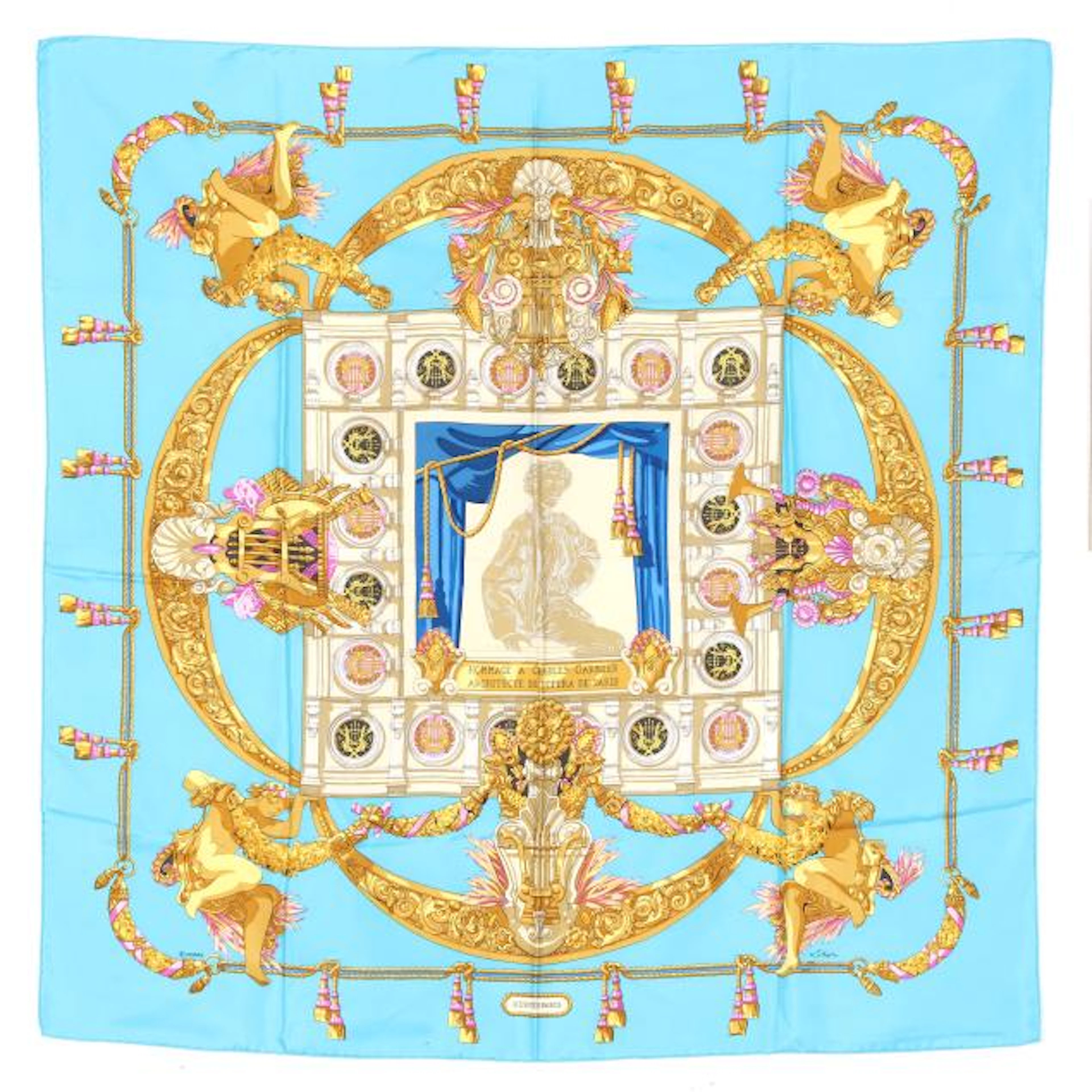 Silk Opéra Charles Garnier Scarf, Hermès