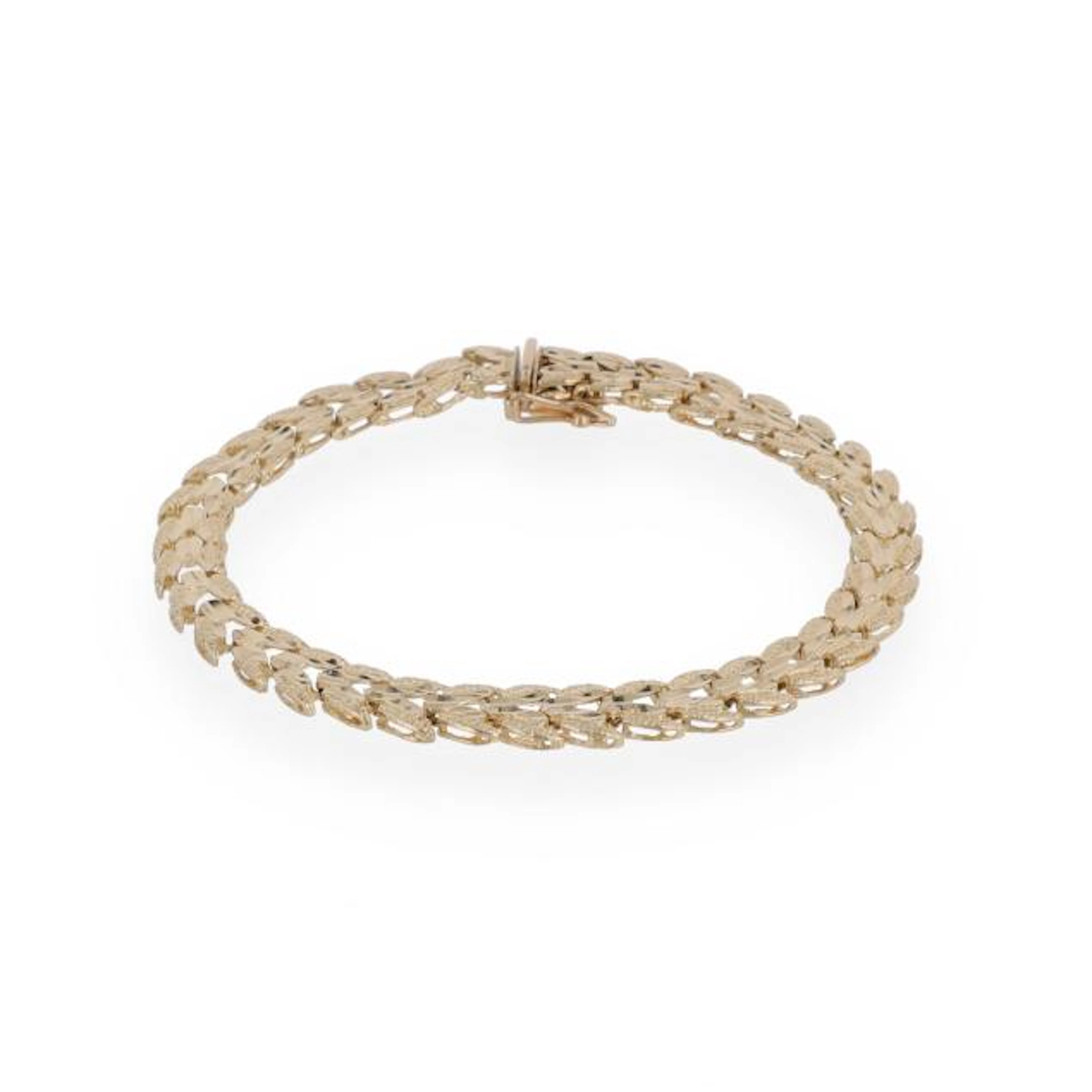 Gold Fancy Link Bracelet