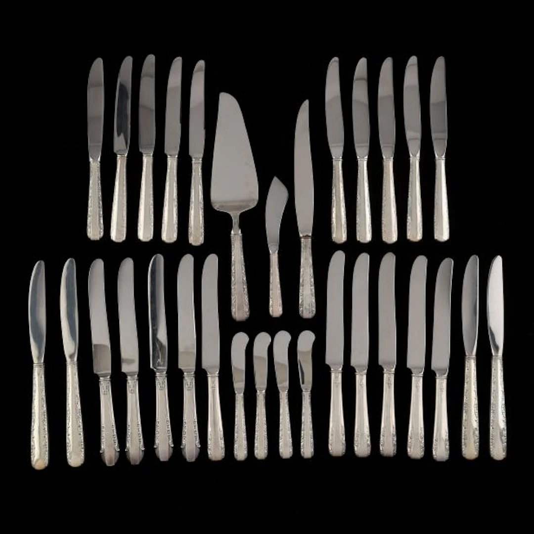 Collection of (30) Vintage American Sterling Silver Knives