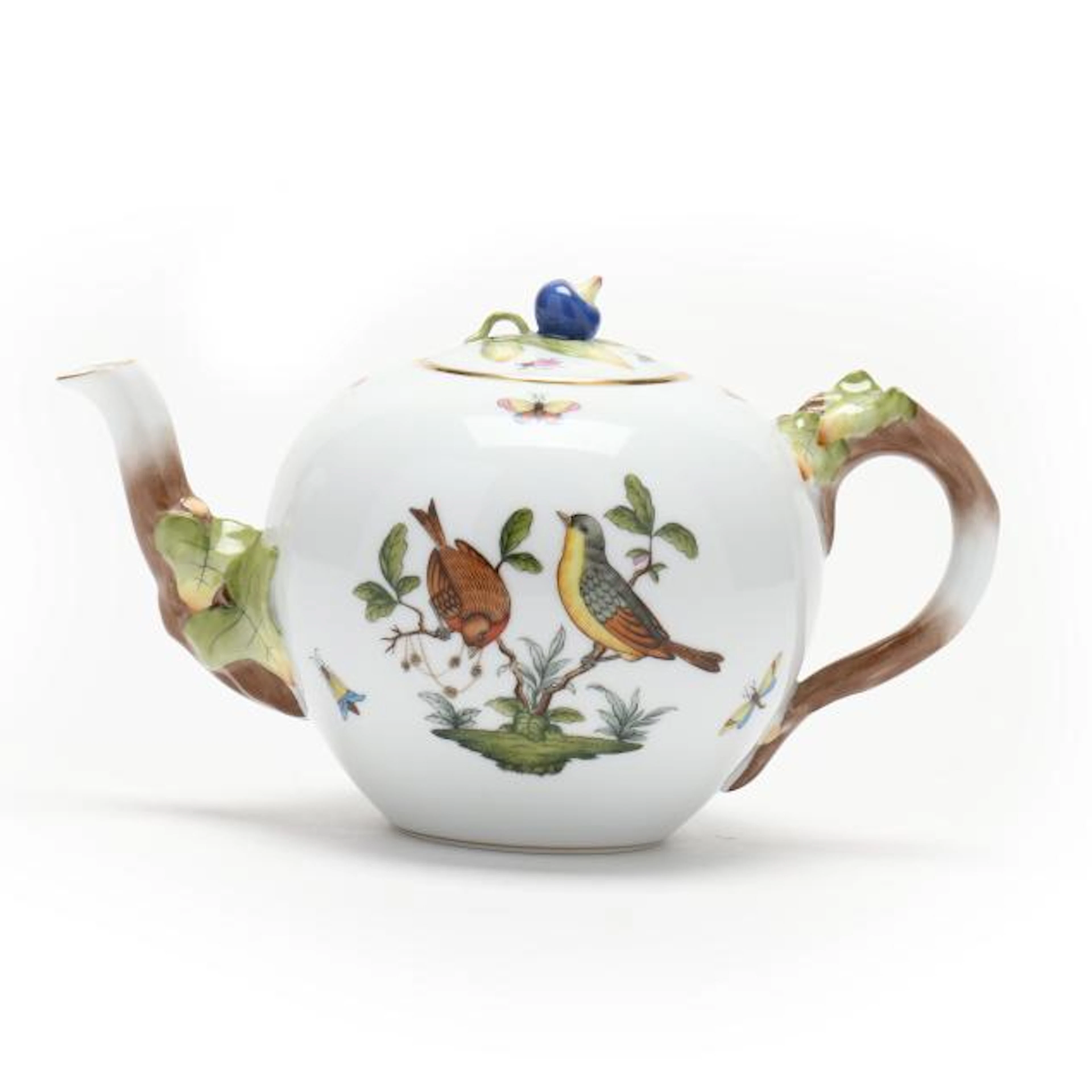 Herend Rothschild Bird Teapot