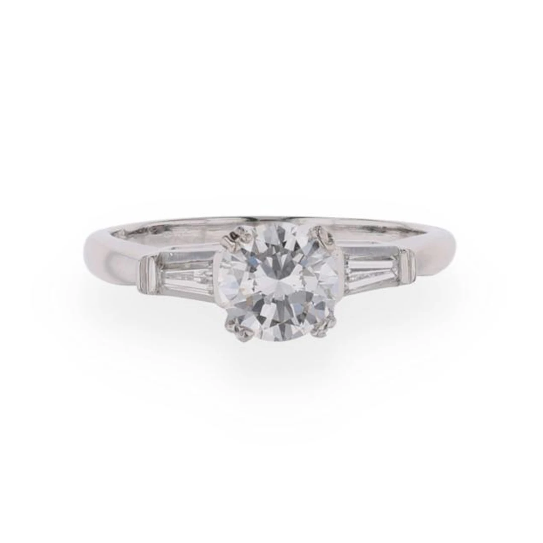 Platinum and Diamond Ring