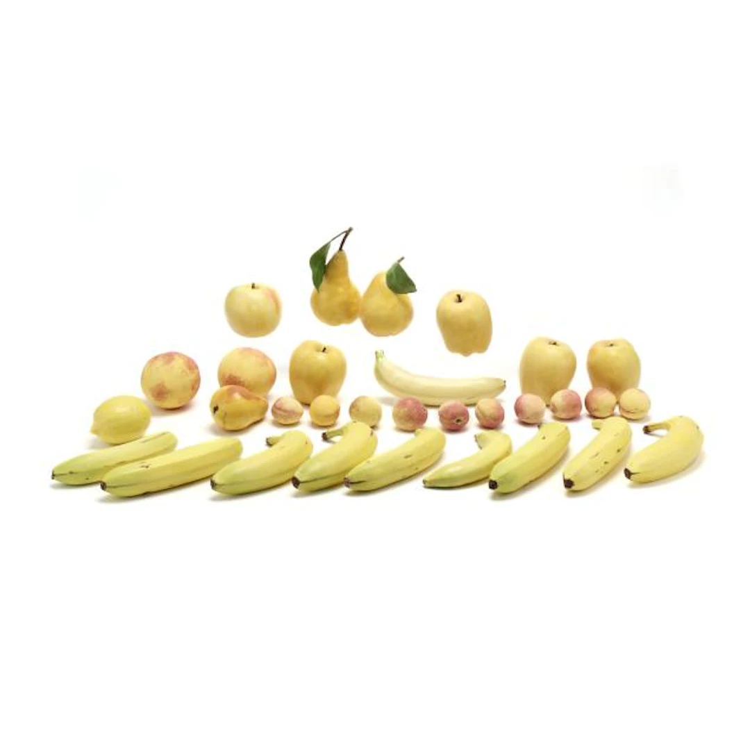 Mary Kirk Kelly (AL, 1918-2013), A Group of Assorted Ceramic Fruit