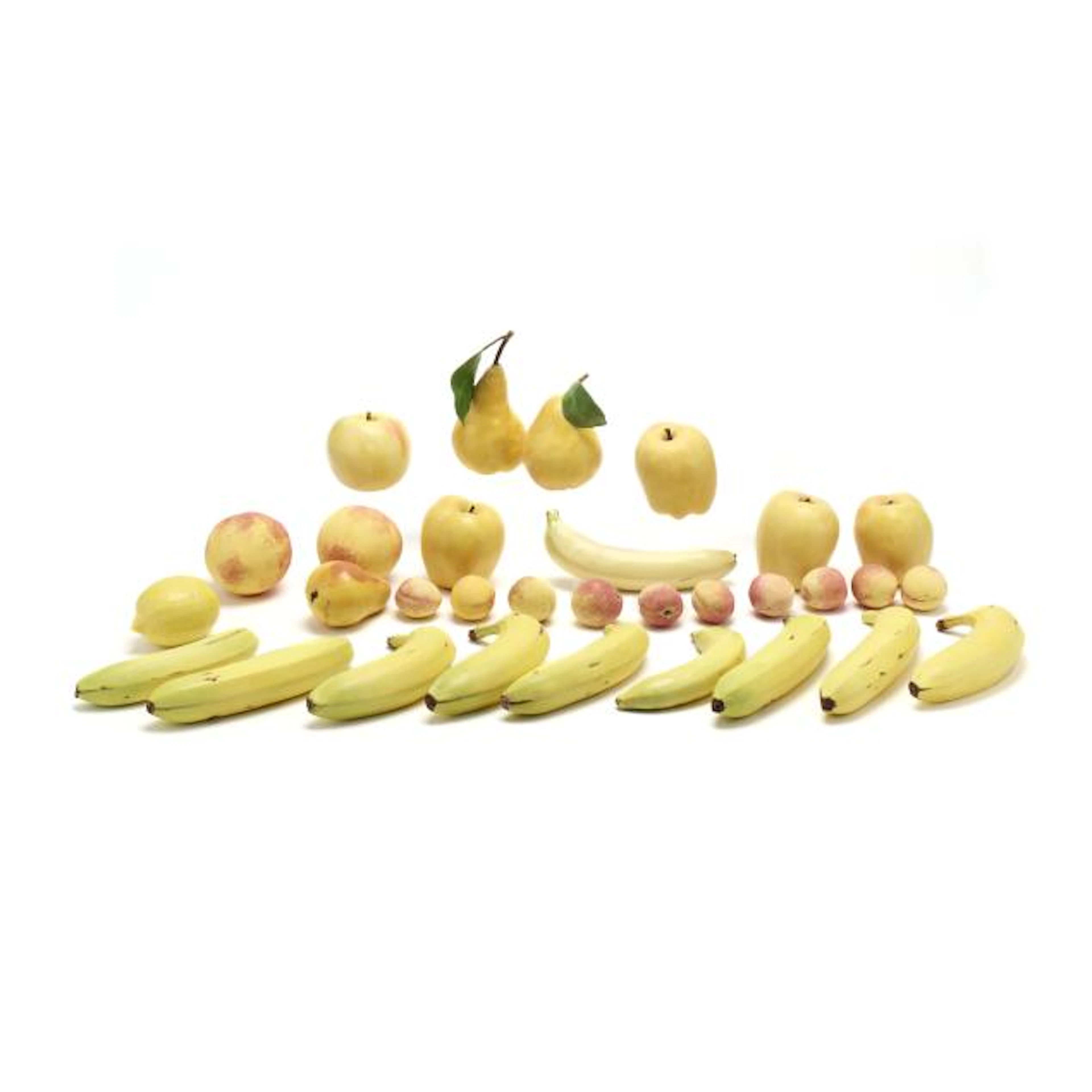 Mary Kirk Kelly (AL, 1918-2013), A Group of Assorted Ceramic Fruit