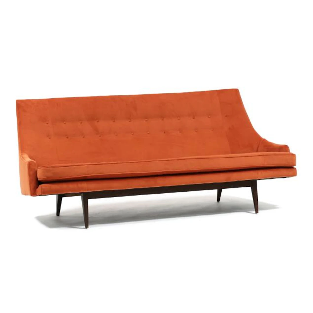 attributed Lawrence Peabody, Slope Sofa
