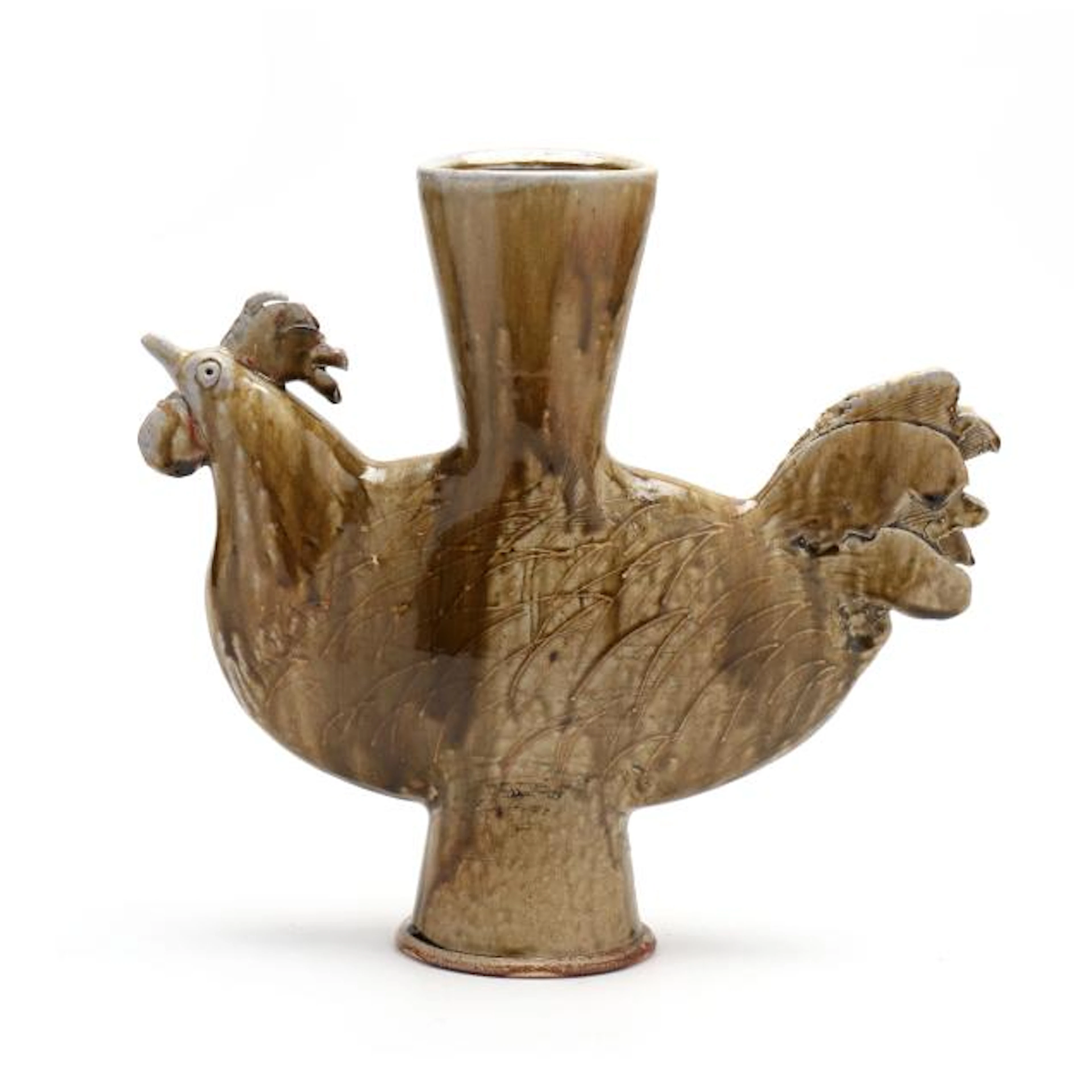 Sedberry Pottery (Burnsville, NC), Chicken Vase