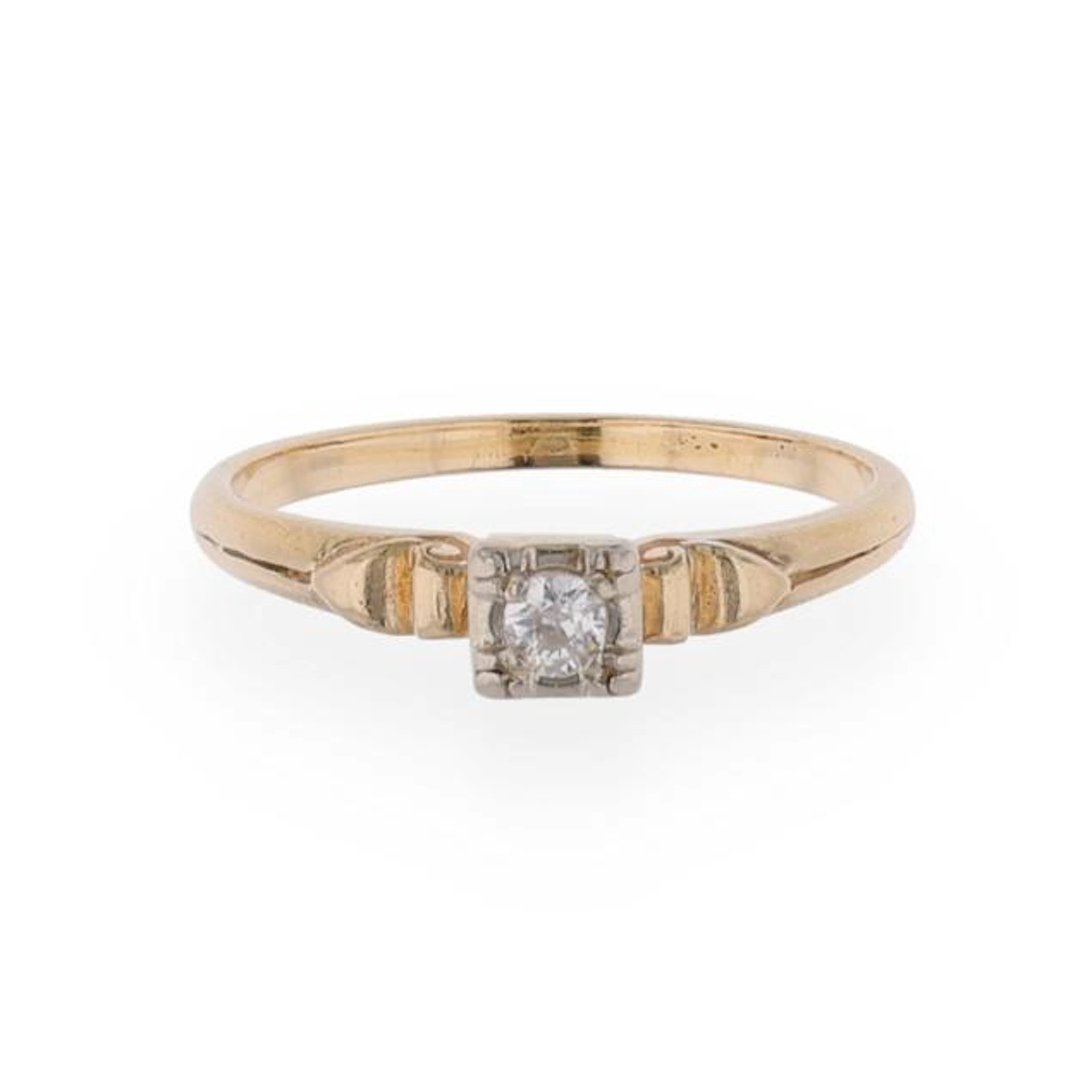 Antique Gold and Diamond Ring