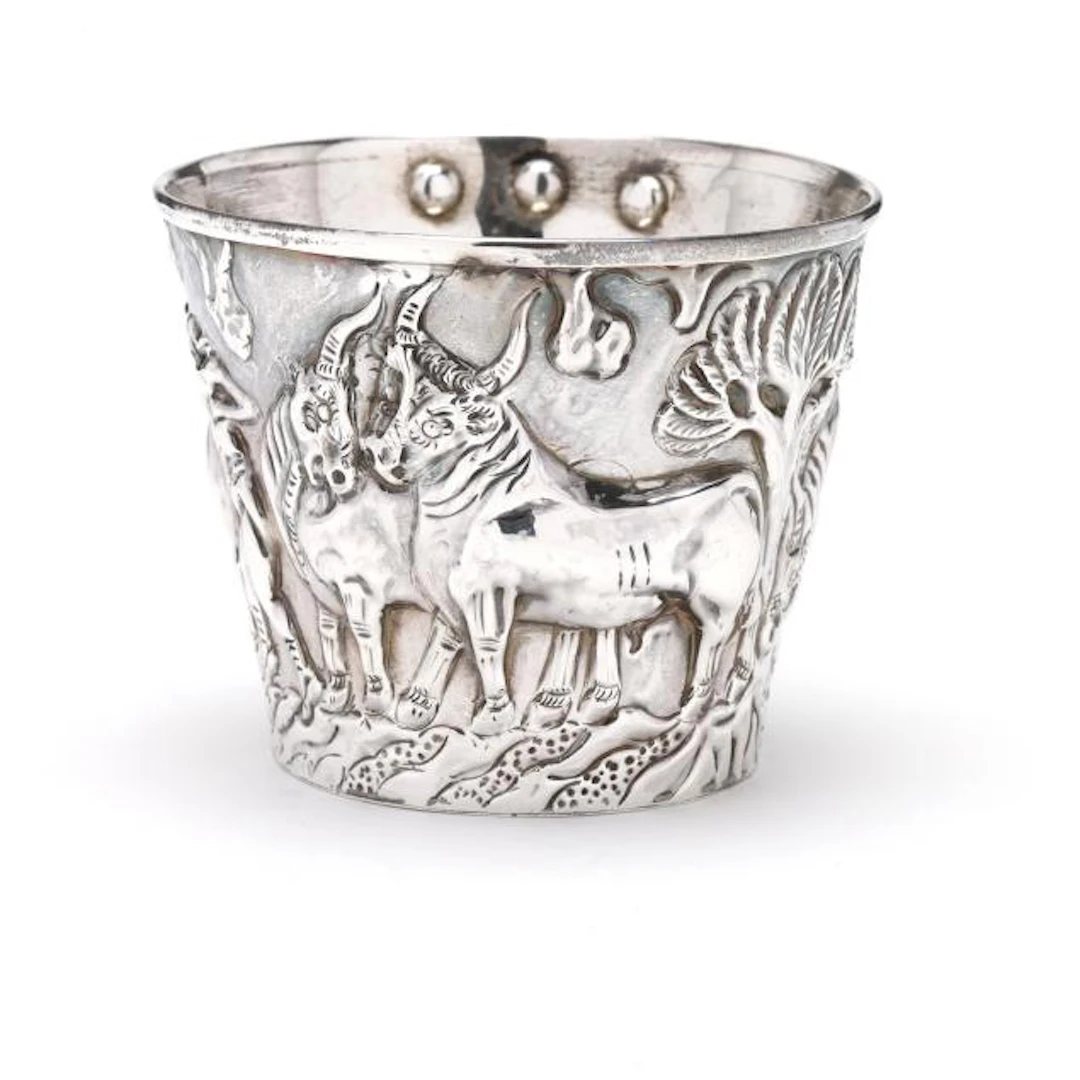Greek Sterling Silver Vapheio Cup