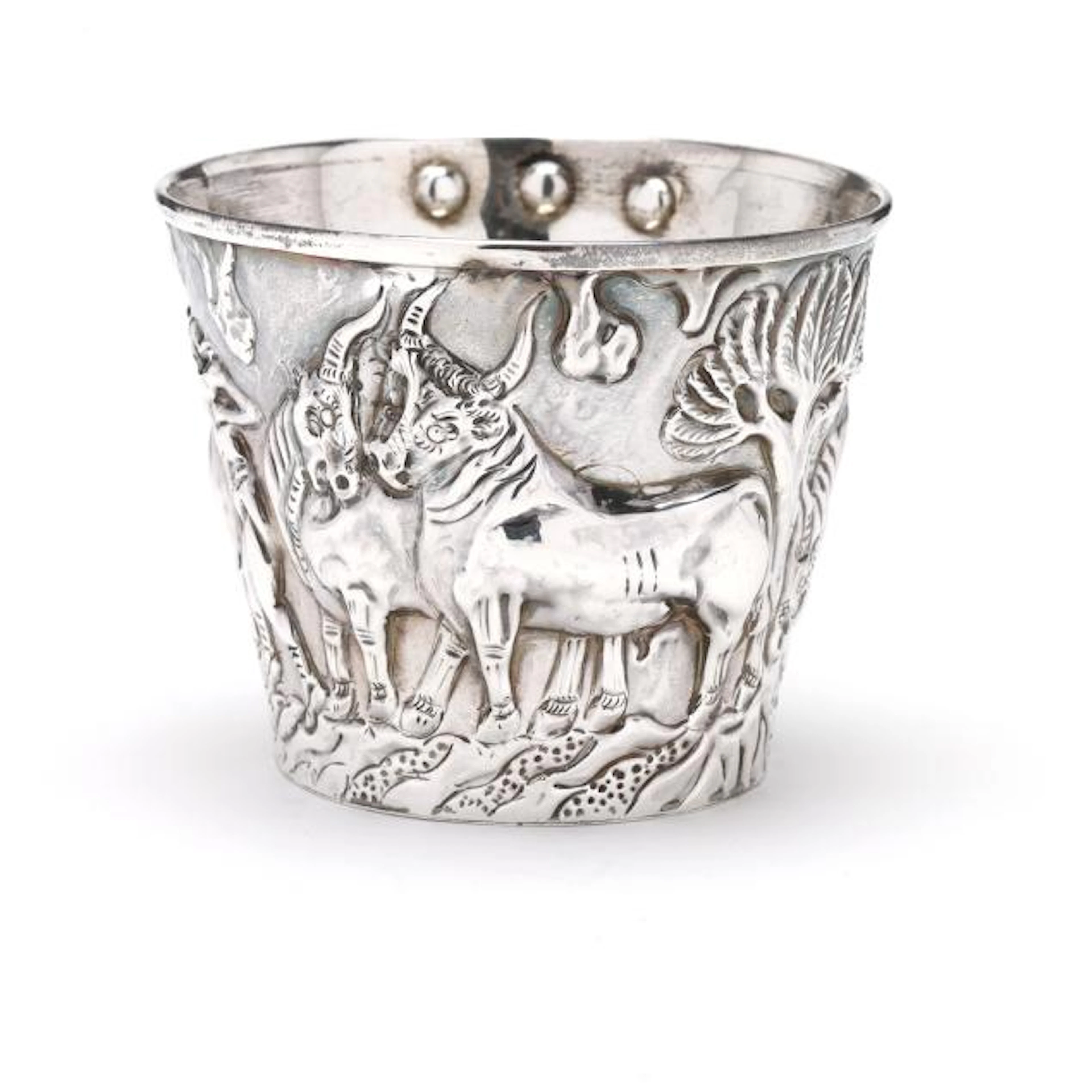 Greek Sterling Silver Vapheio Cup