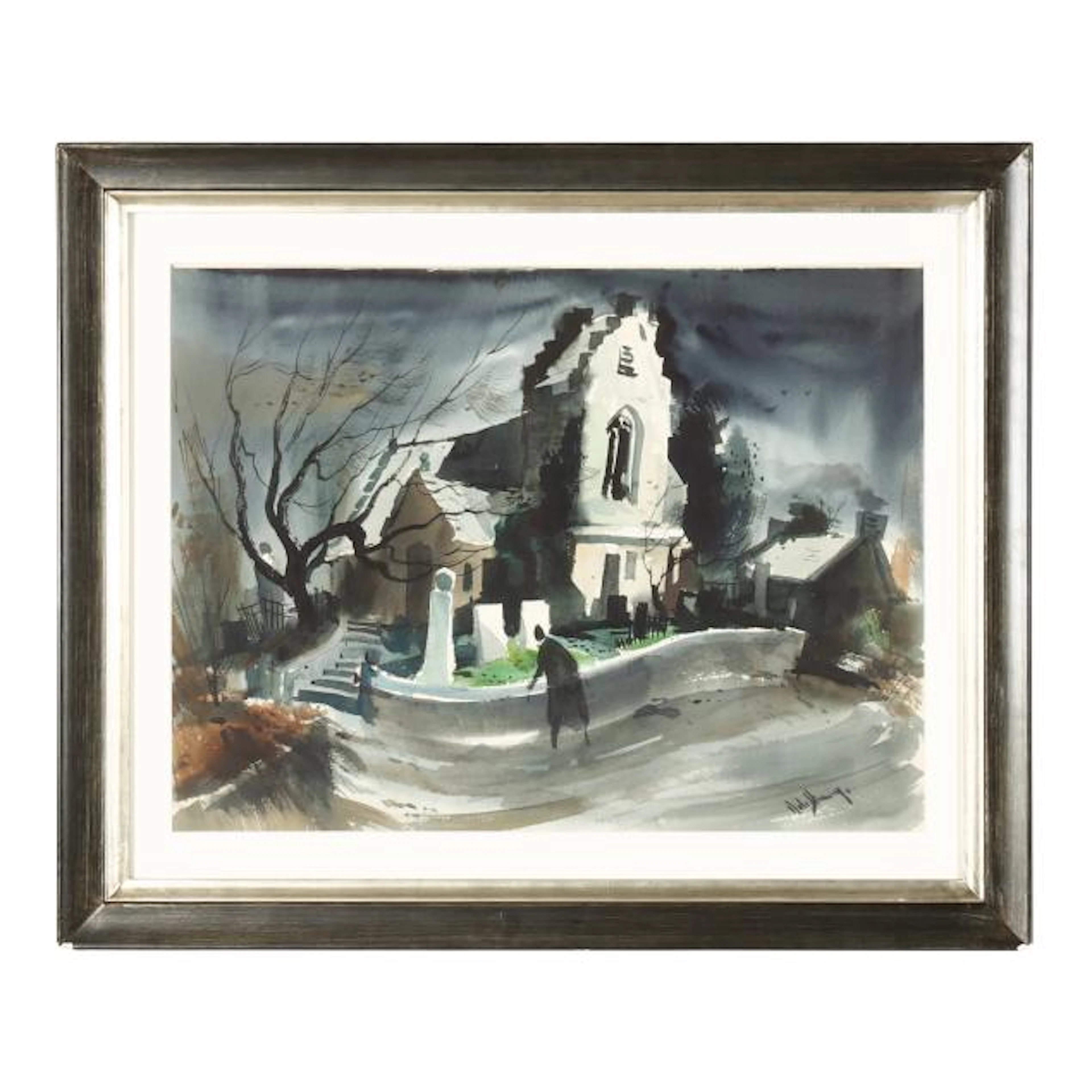 Dale Henessy (American, 1926-1981), Set Design Illustration for Young