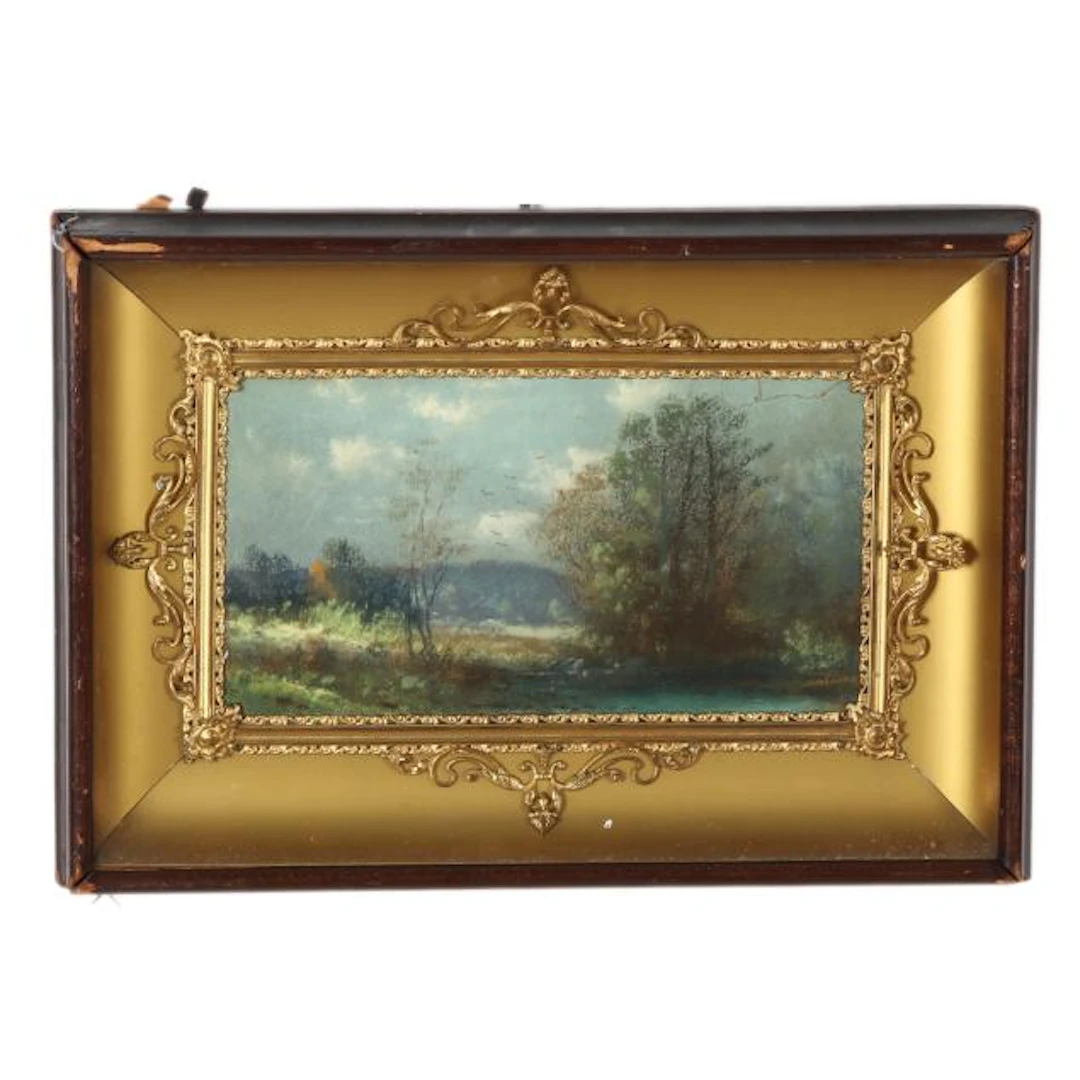 English School (Circa 1900), Landscape with Trees