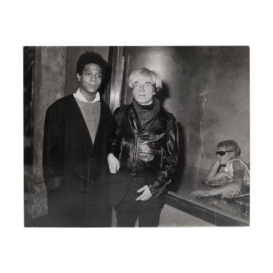 Ron Galella (American, 1931-2022), Andy Warhol and Jean-Michel Basquiat
