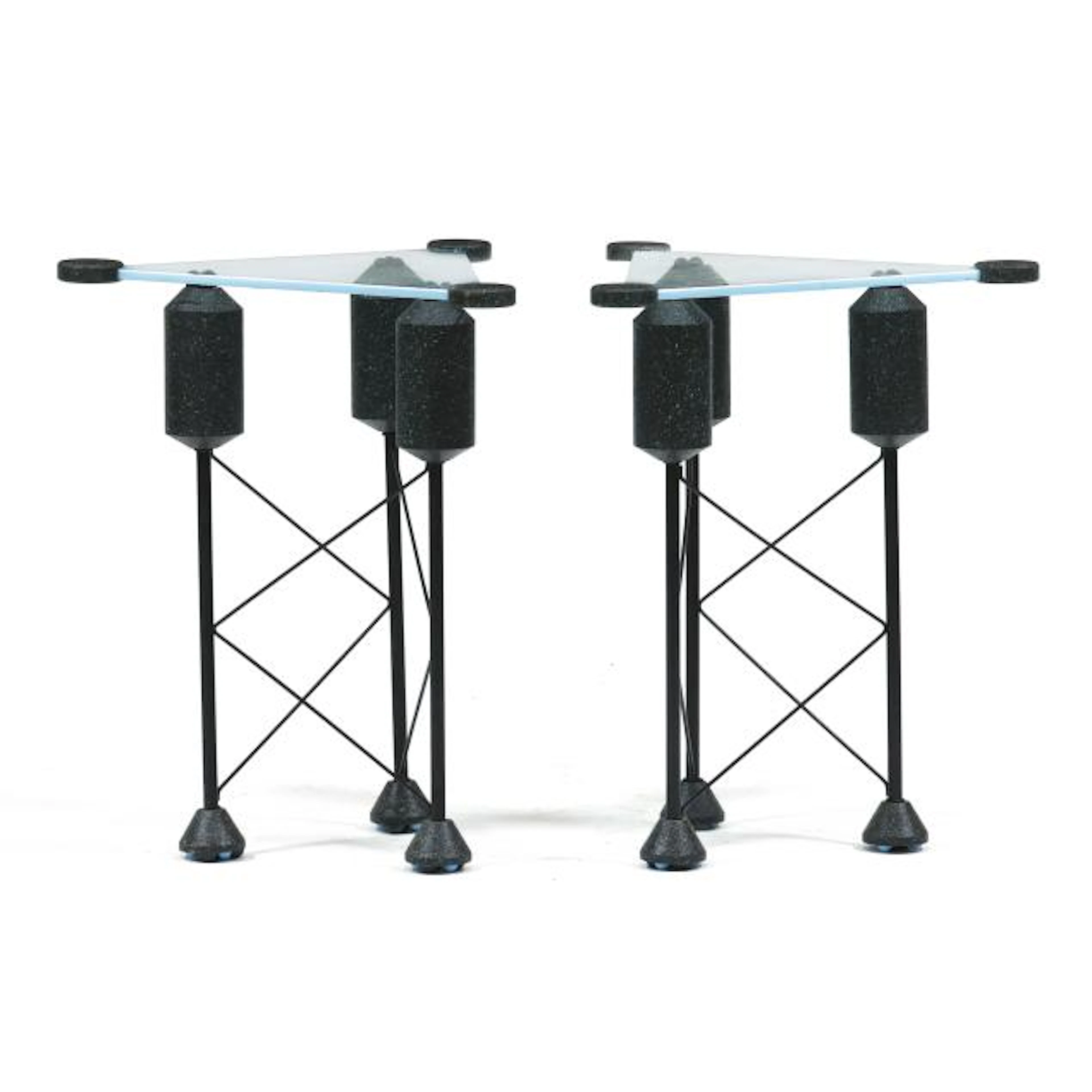 William Sloane (American, 20th/21st Century), Pair of Side Equals Side Tables