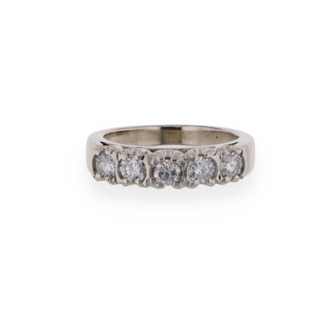 White Gold and Diamond Ring