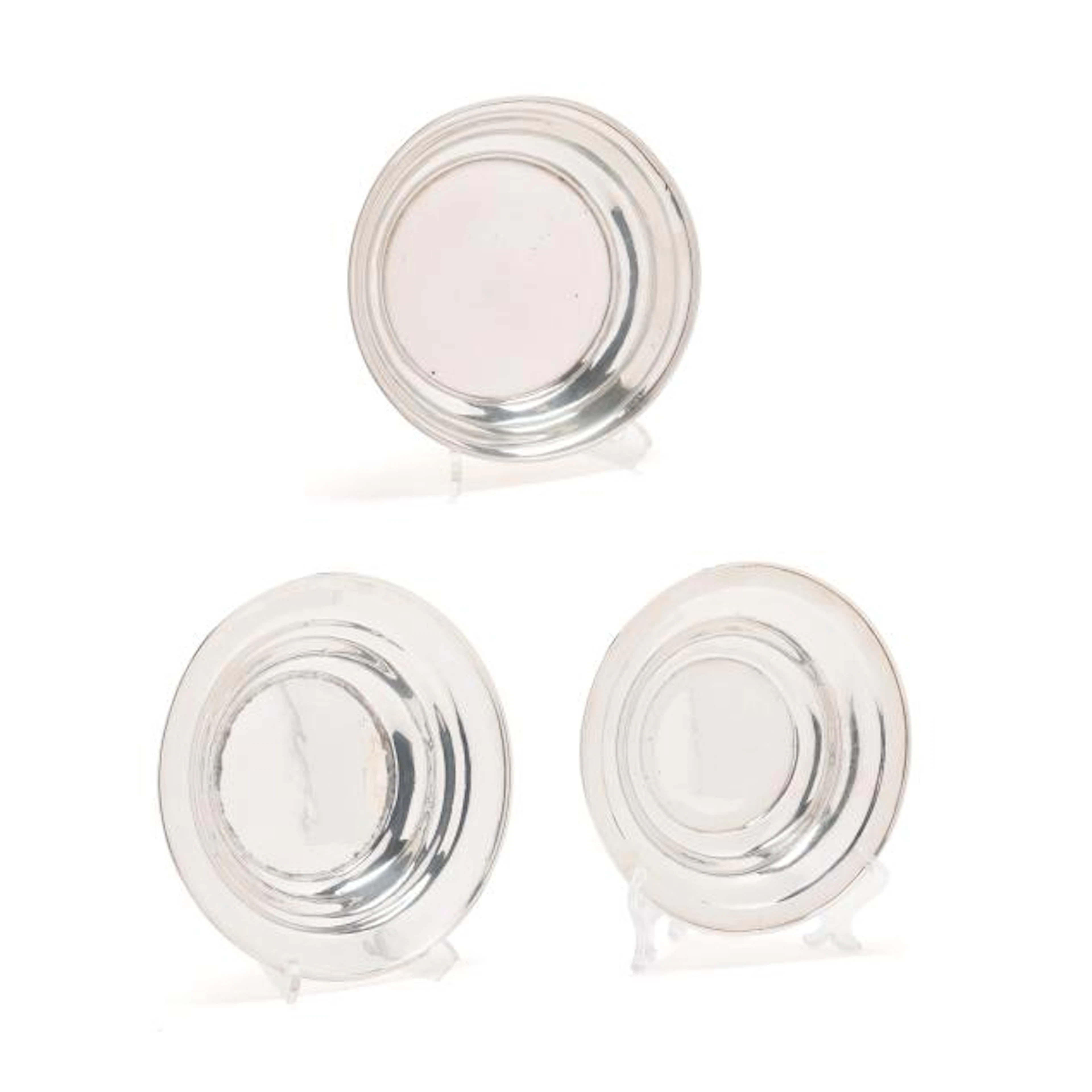 Three Sterling Silver Serving Bowls