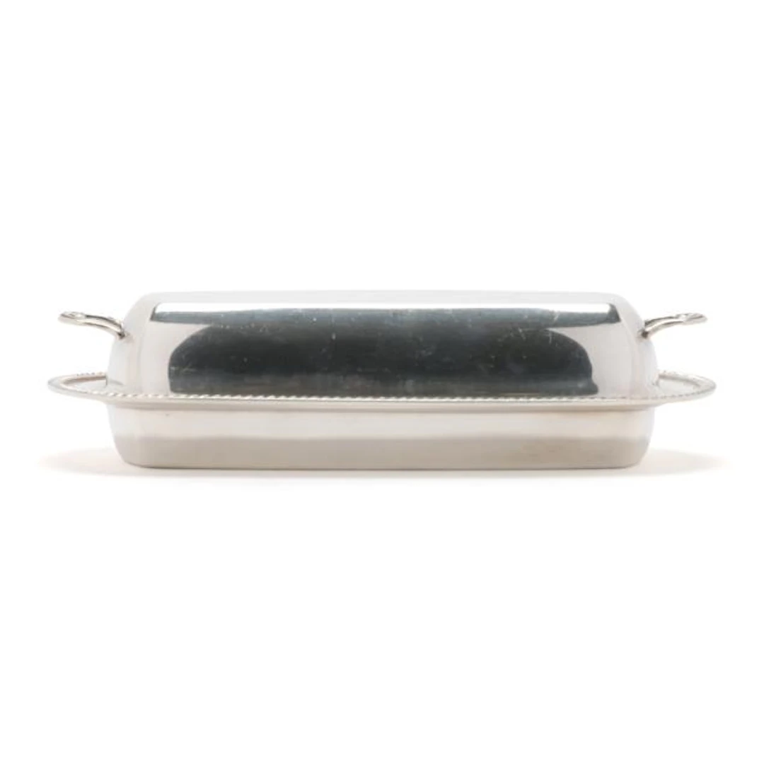 Sterling Silver Butter Dish, Retailed by Cartier