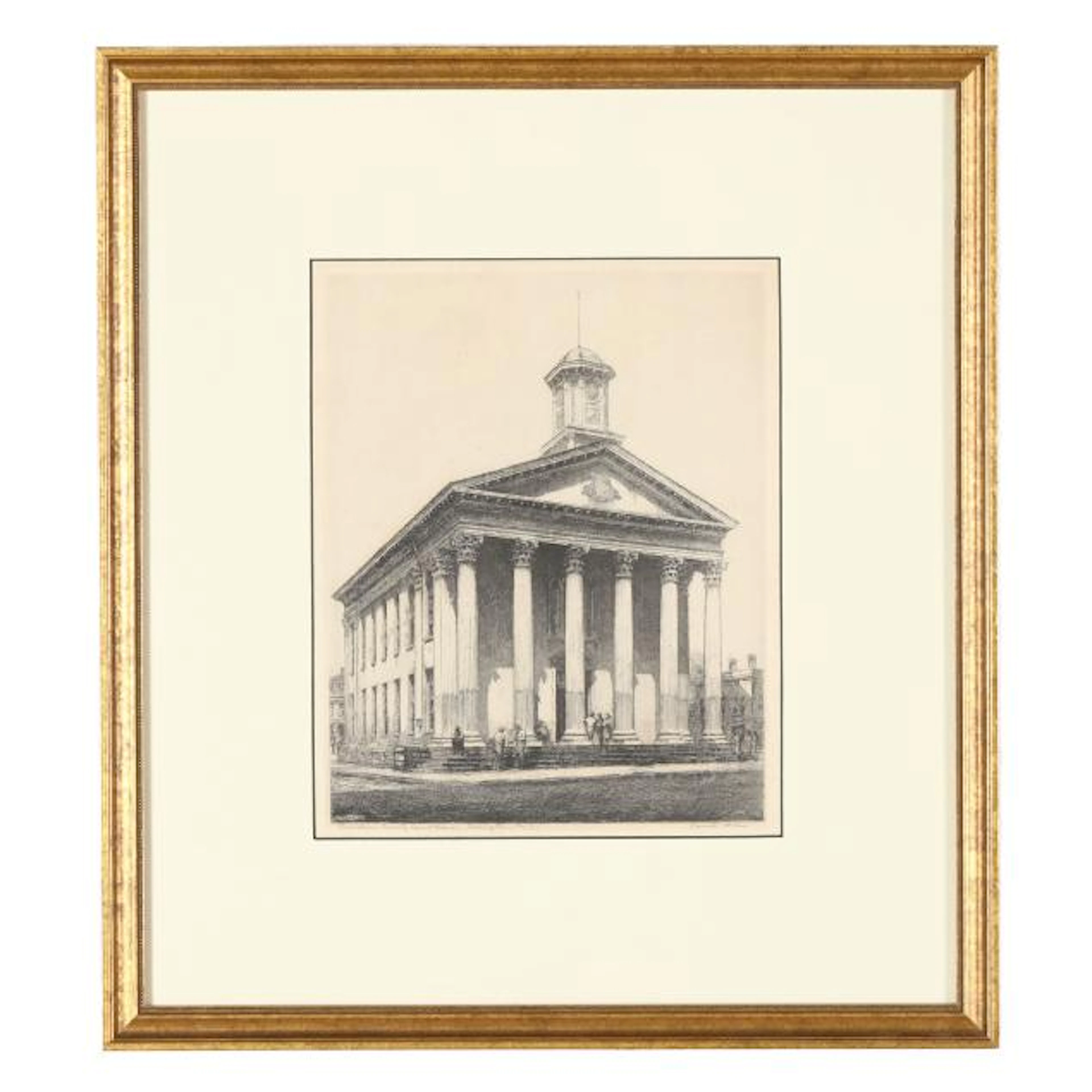 Louis Orr (American, 1879-1961), Davidson County Courthouse, Lexington