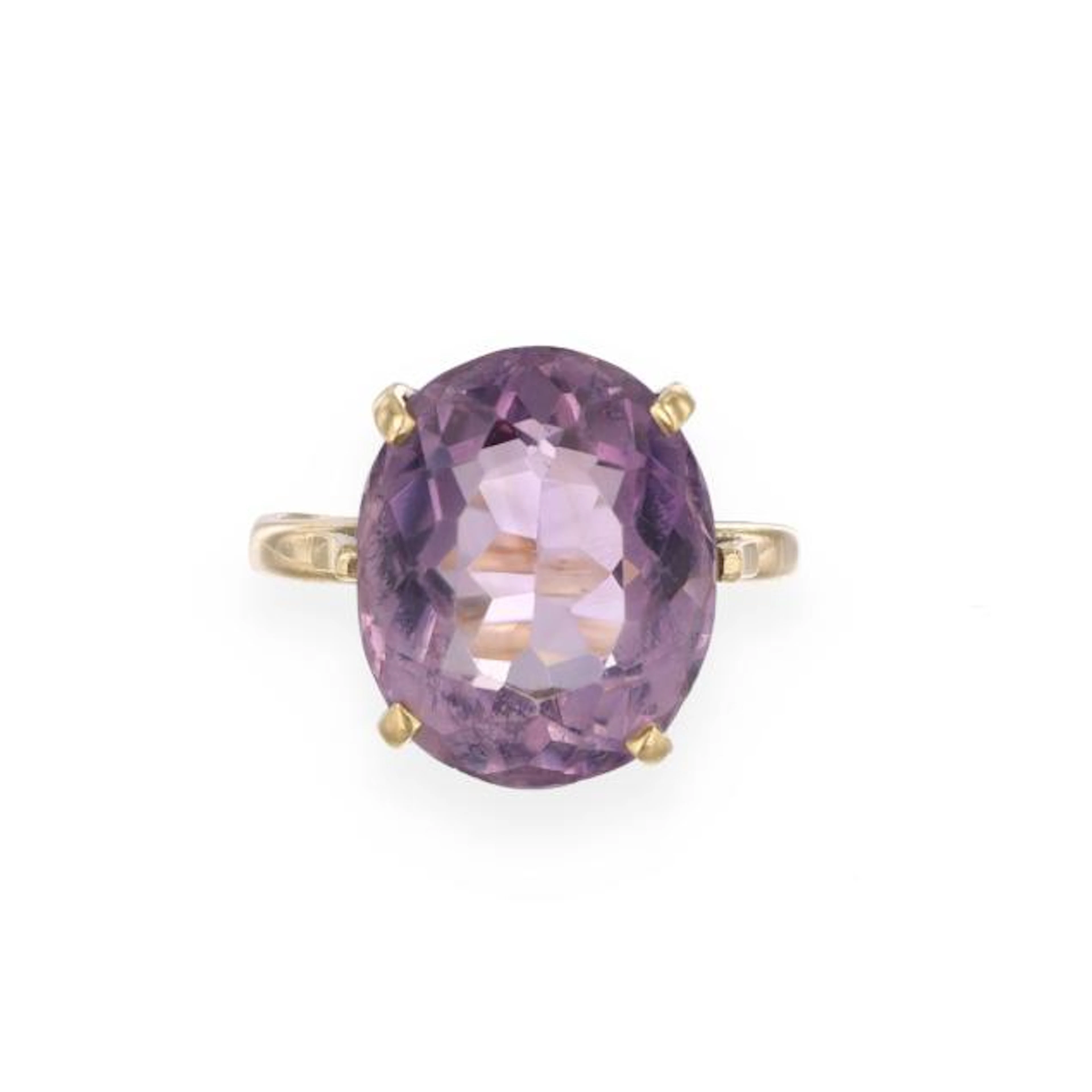 Gold and Amethyst Ring