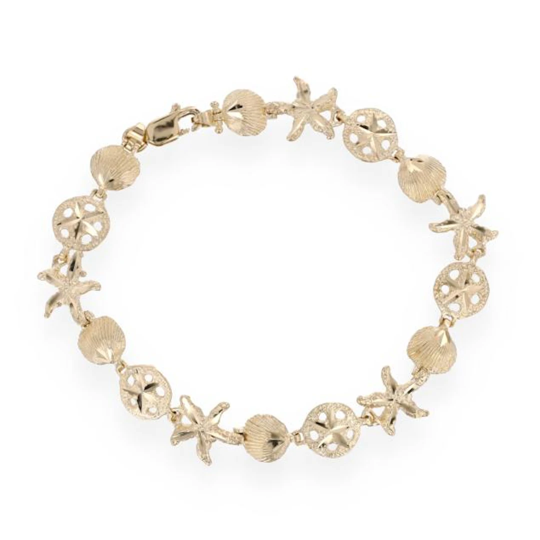 Gold Nautical Motif Bracelet