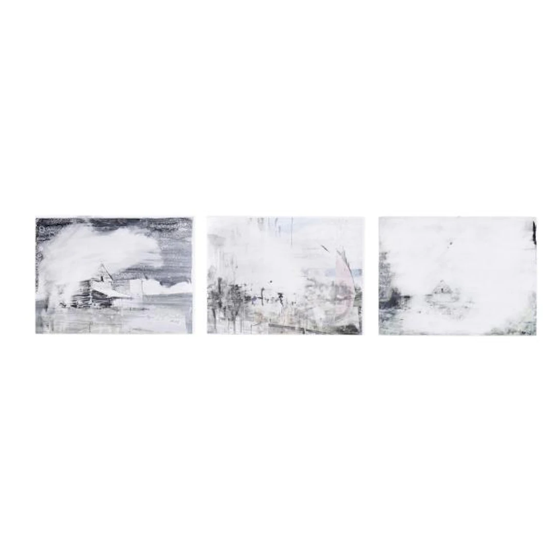 Damian Stamer (NC, b. 1982), South Lowell Triptych