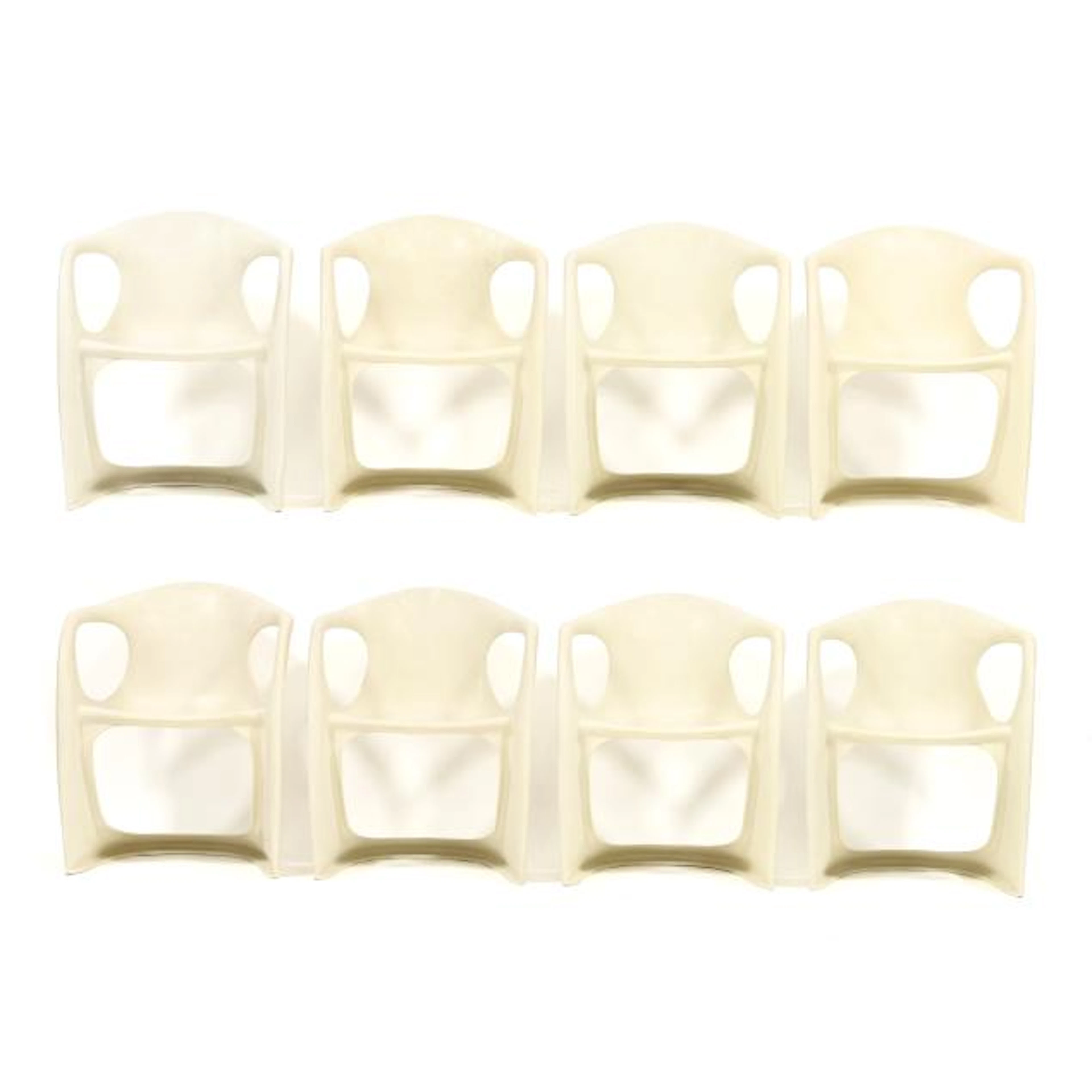attributed Alexander Begge, Set of Eight Casalino Chairs