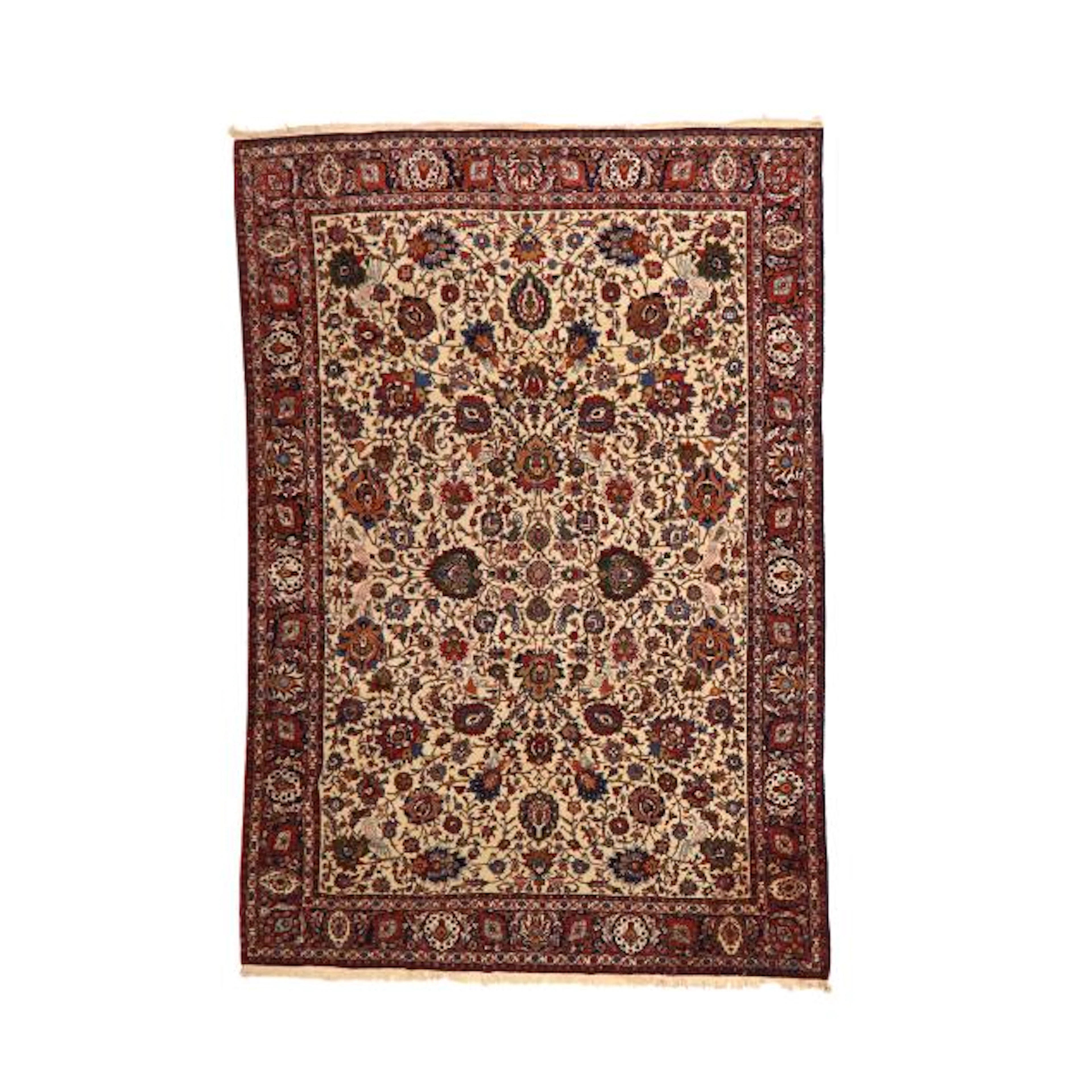 Semi-Antique Kashan Carpet