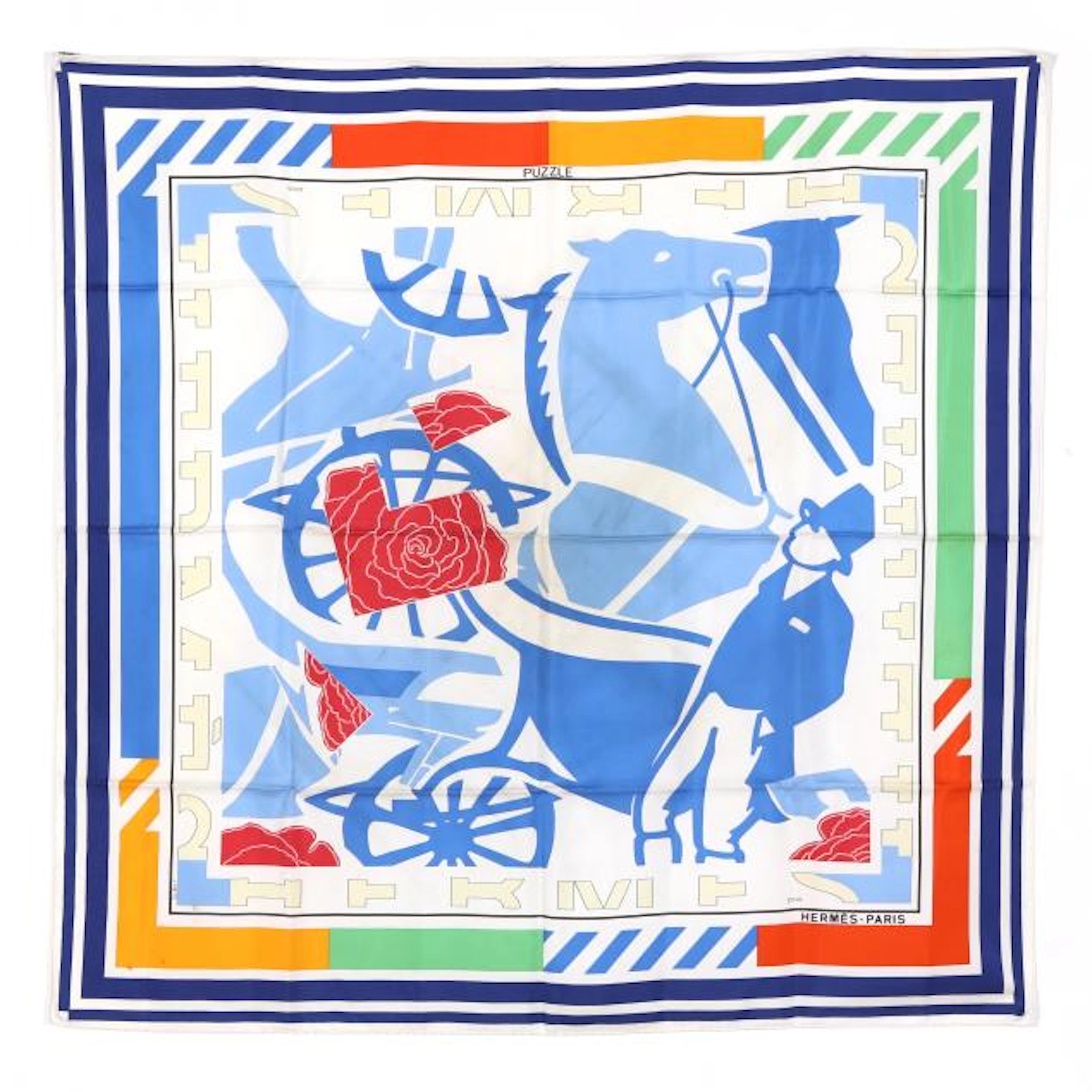 Silk Puzzle Scarf, Hermès