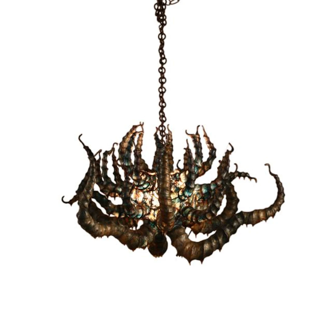 Donna Reinsel (American, b. 1957), Animal Gut Chandelier