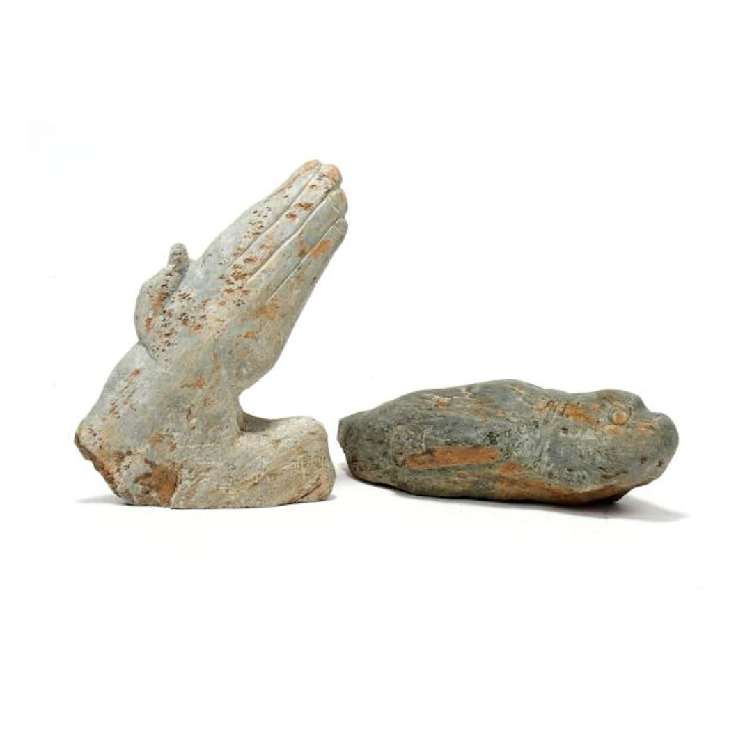 Kevin Simmons, Two North Carolina Folk Stone Sculptures