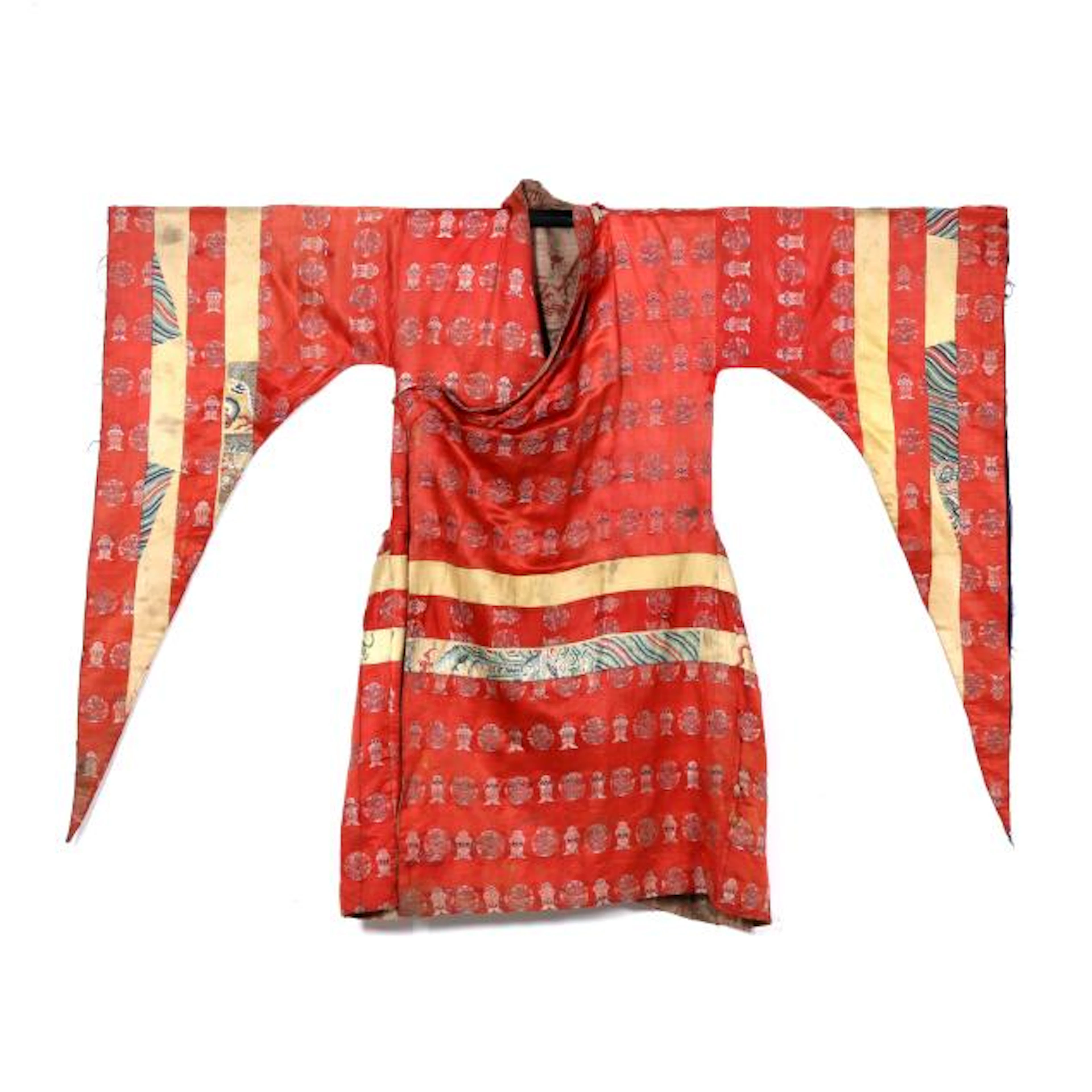 A Rare Tibetan Monastic Ceremonial Cham Dance Robe