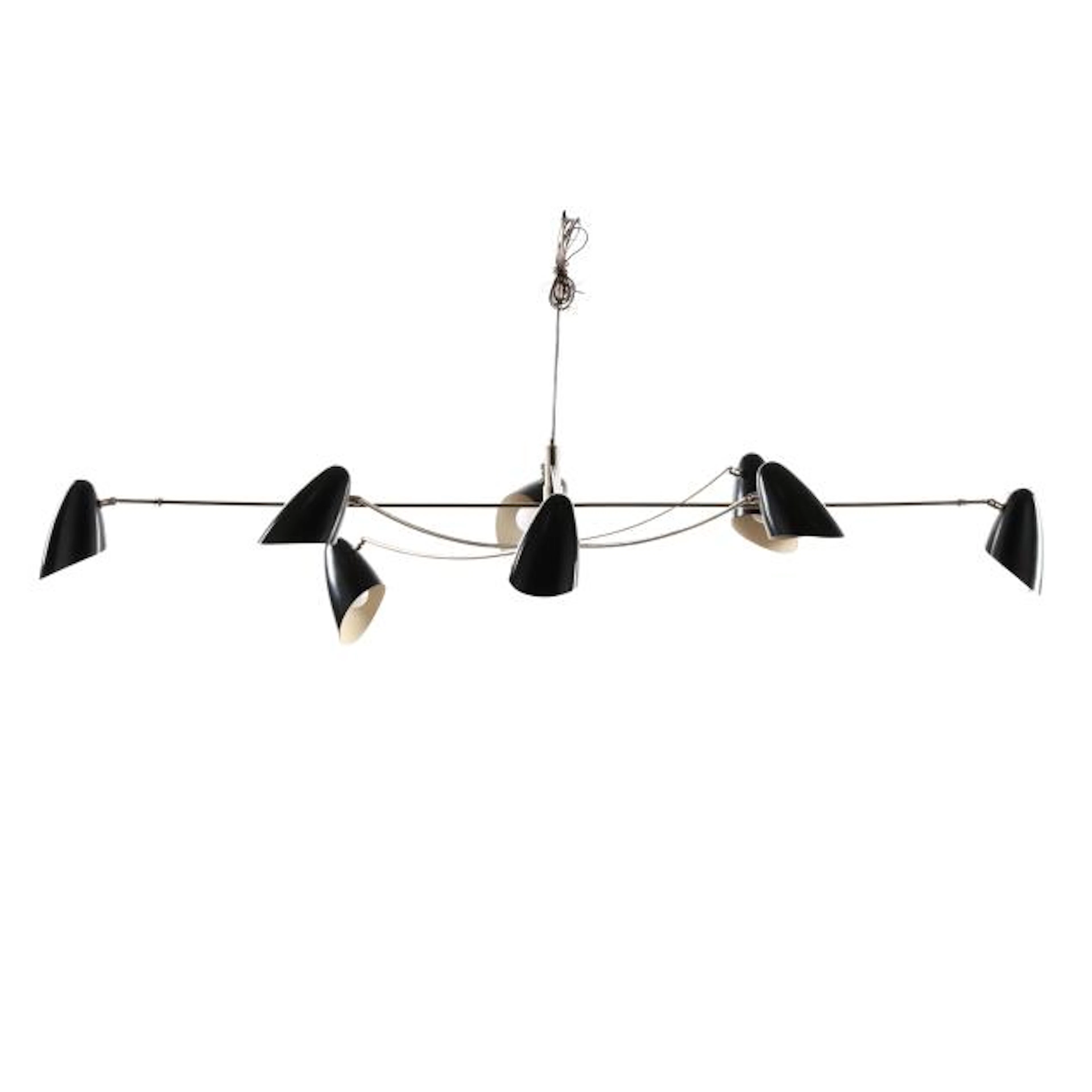 David Weeks (American, b.1968), Aluminum Bullet Lighting Fixture
