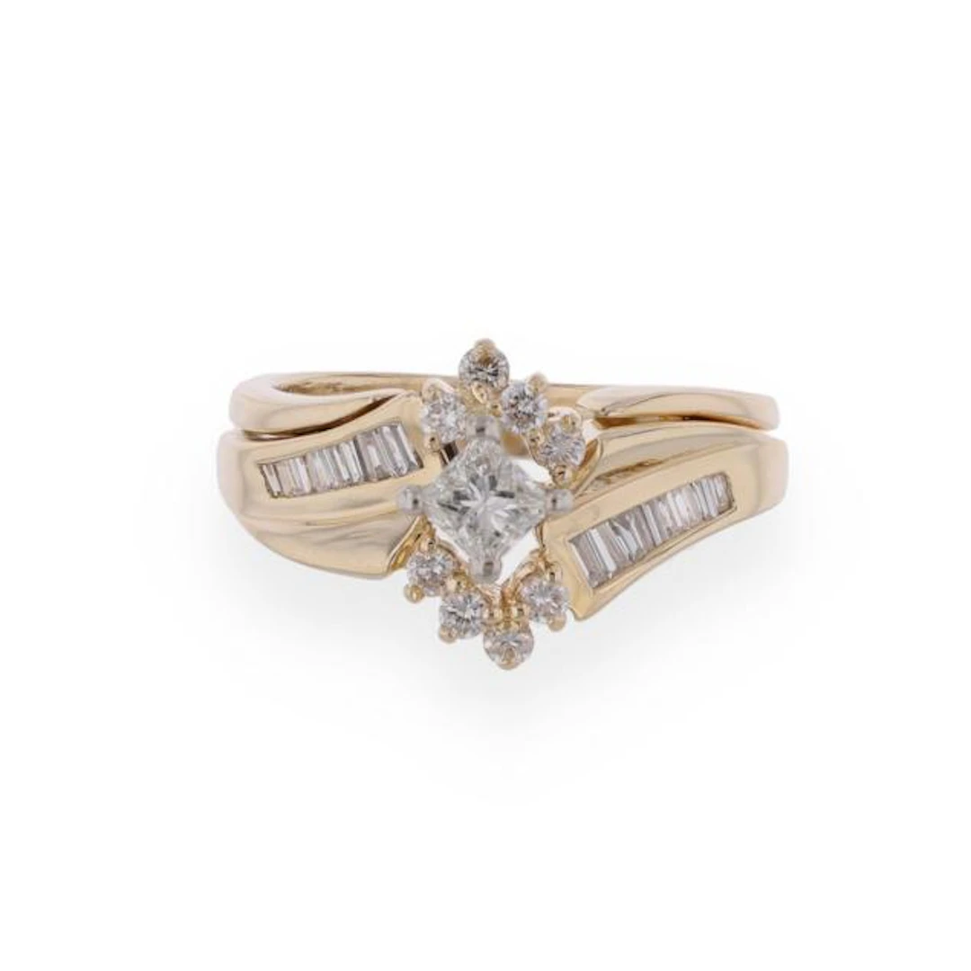 Gold and Diamond Ring