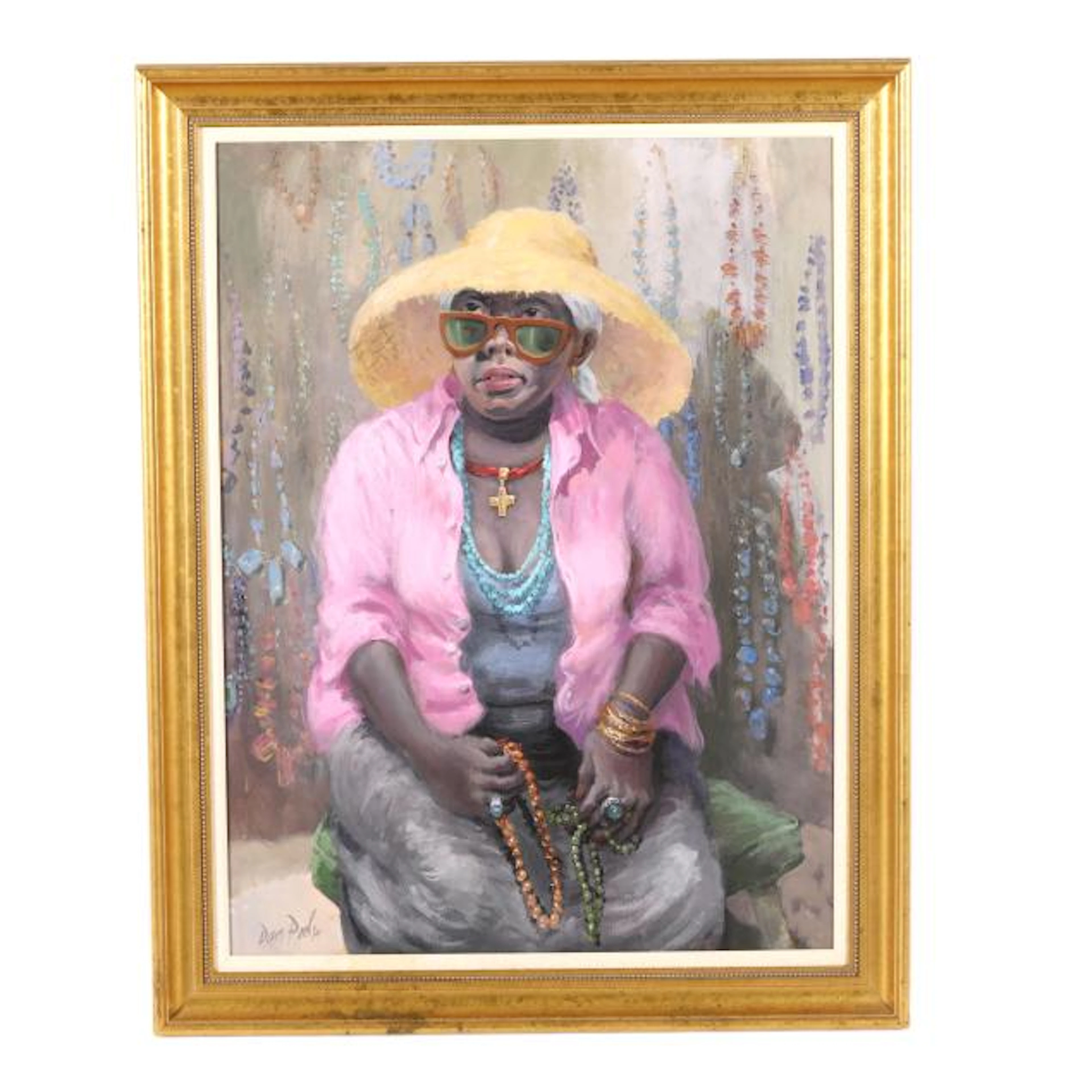 Dan Poole (American, 1942-2023), The Bead Seller, Cape Town, South