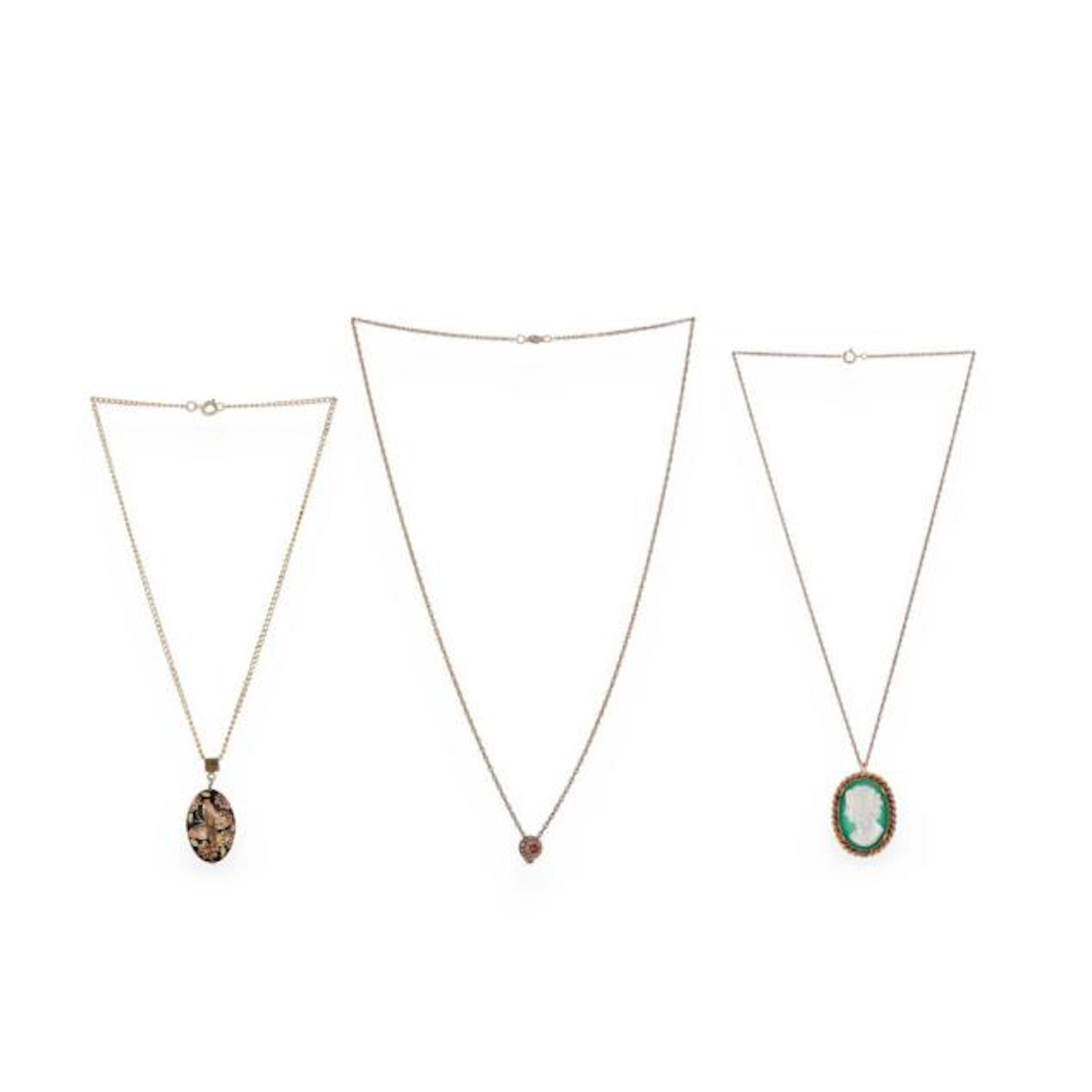 Group of Three Vintage Necklaces