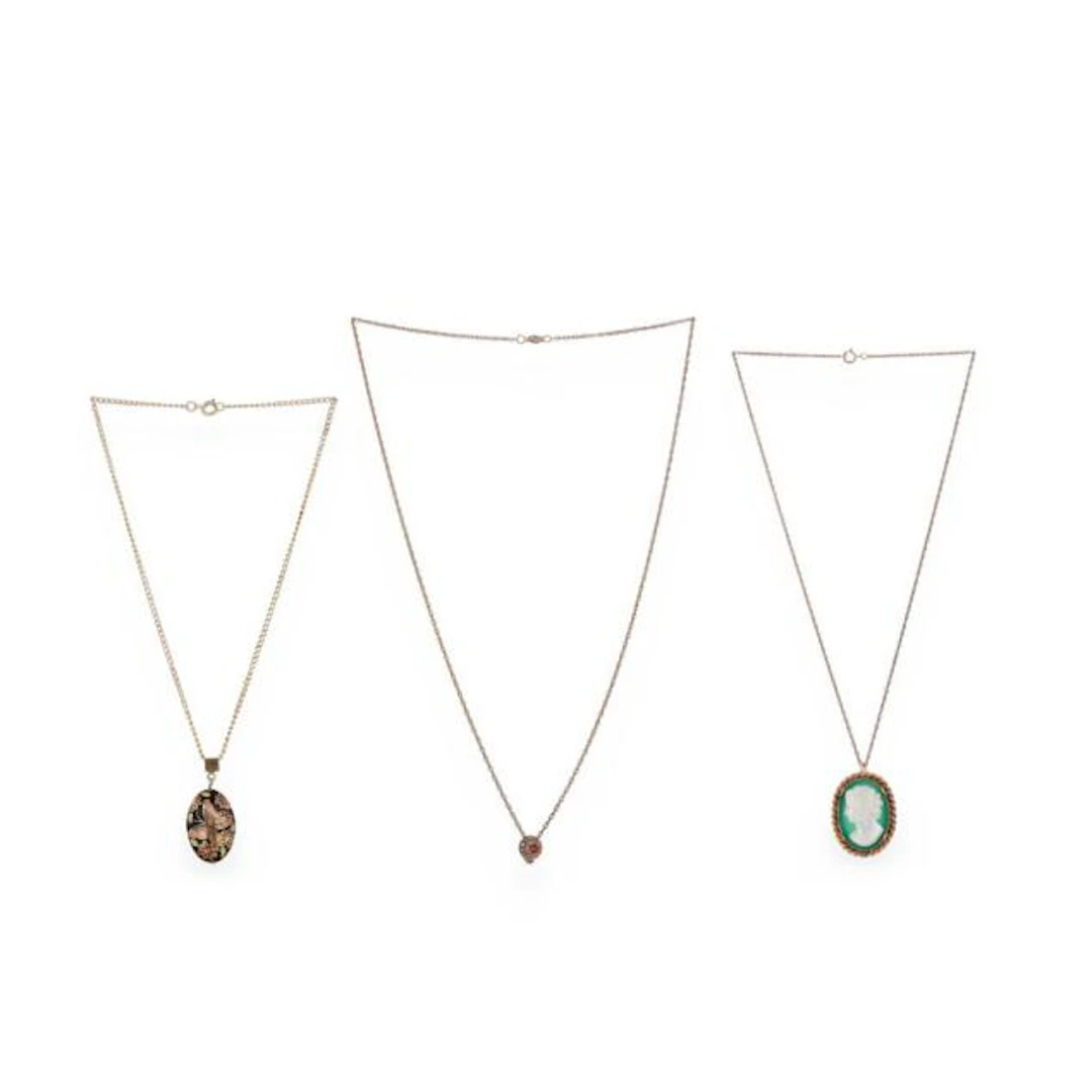 Group of Three Vintage Necklaces