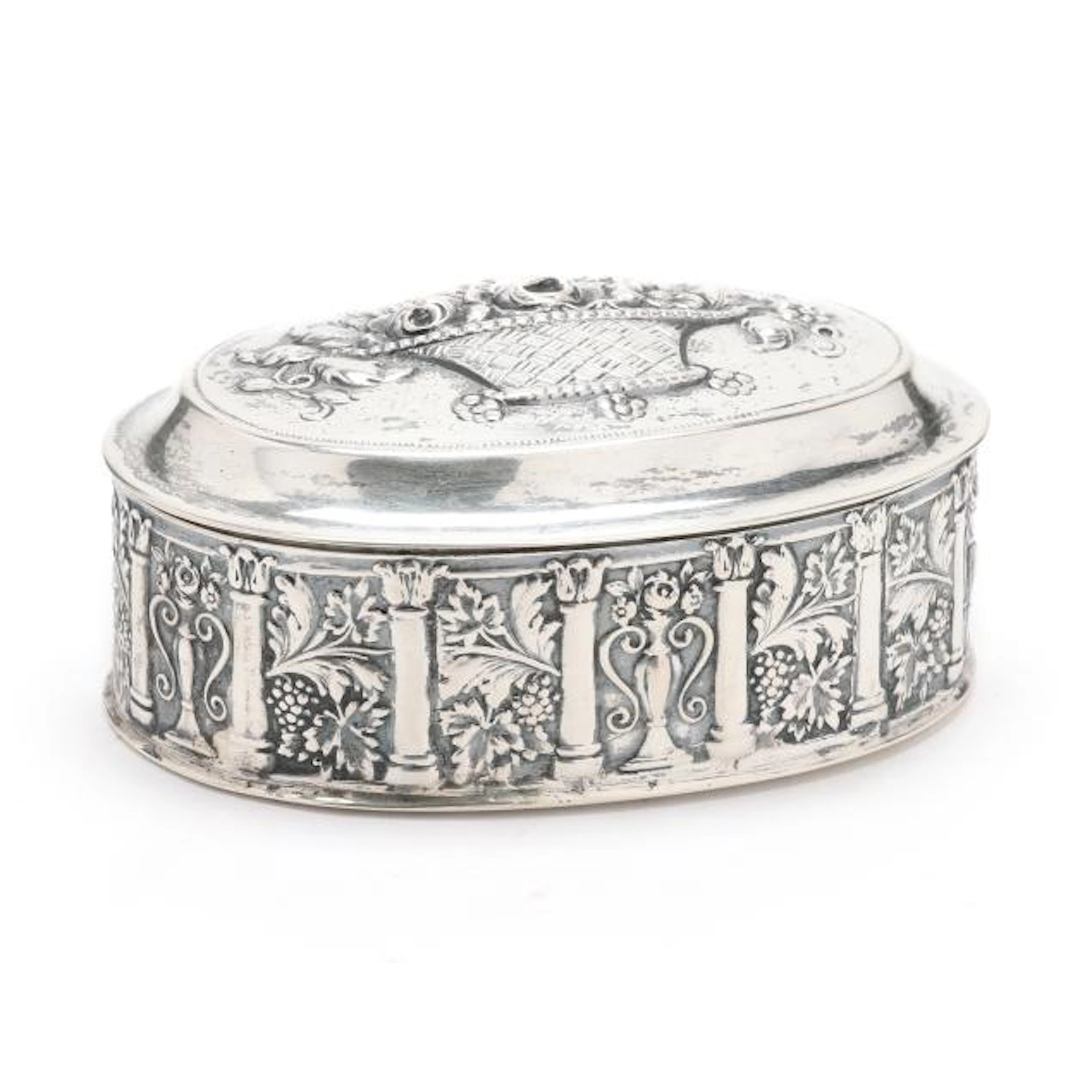 German Silver Trinket Box