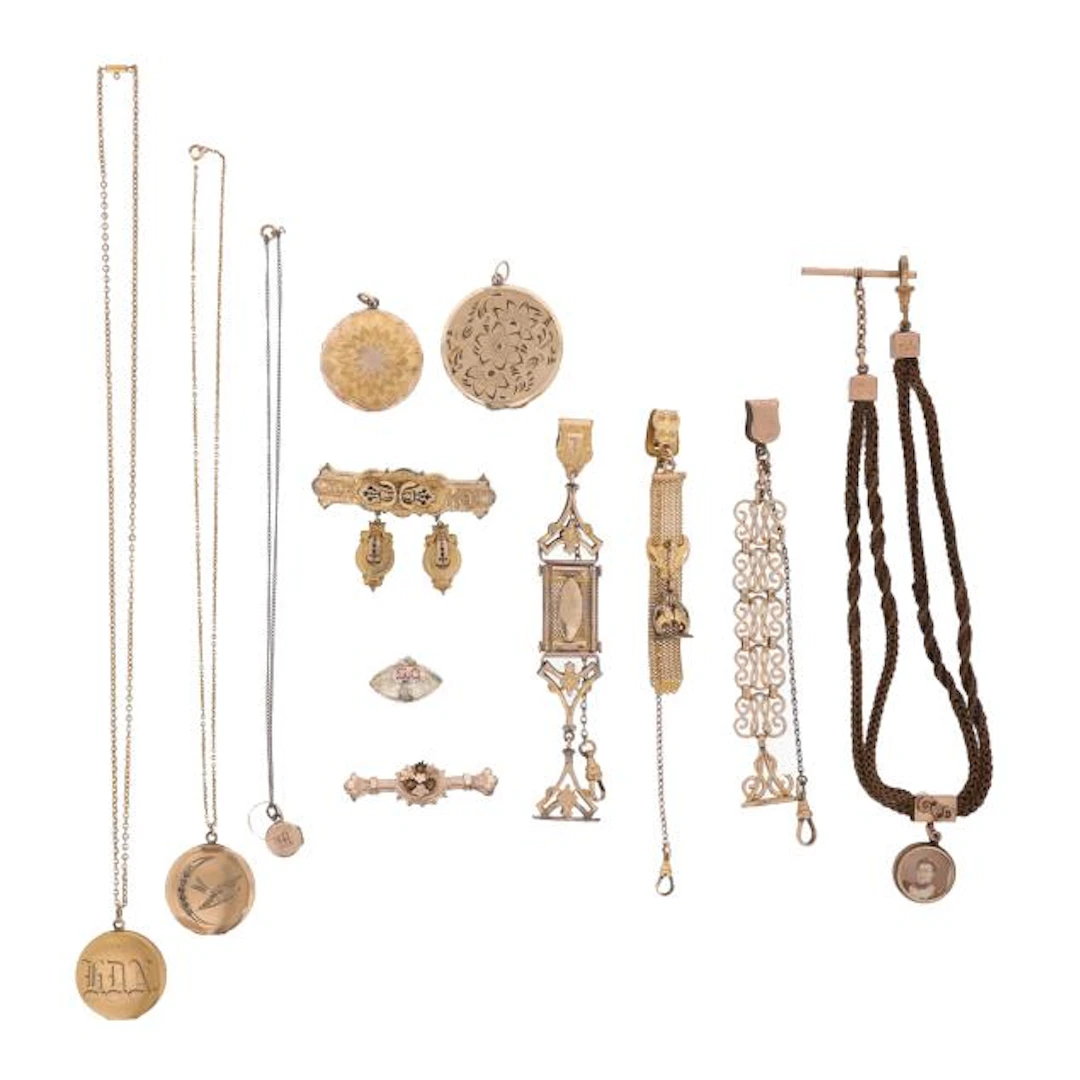 Group of Antique Gold-Filled Jewelry