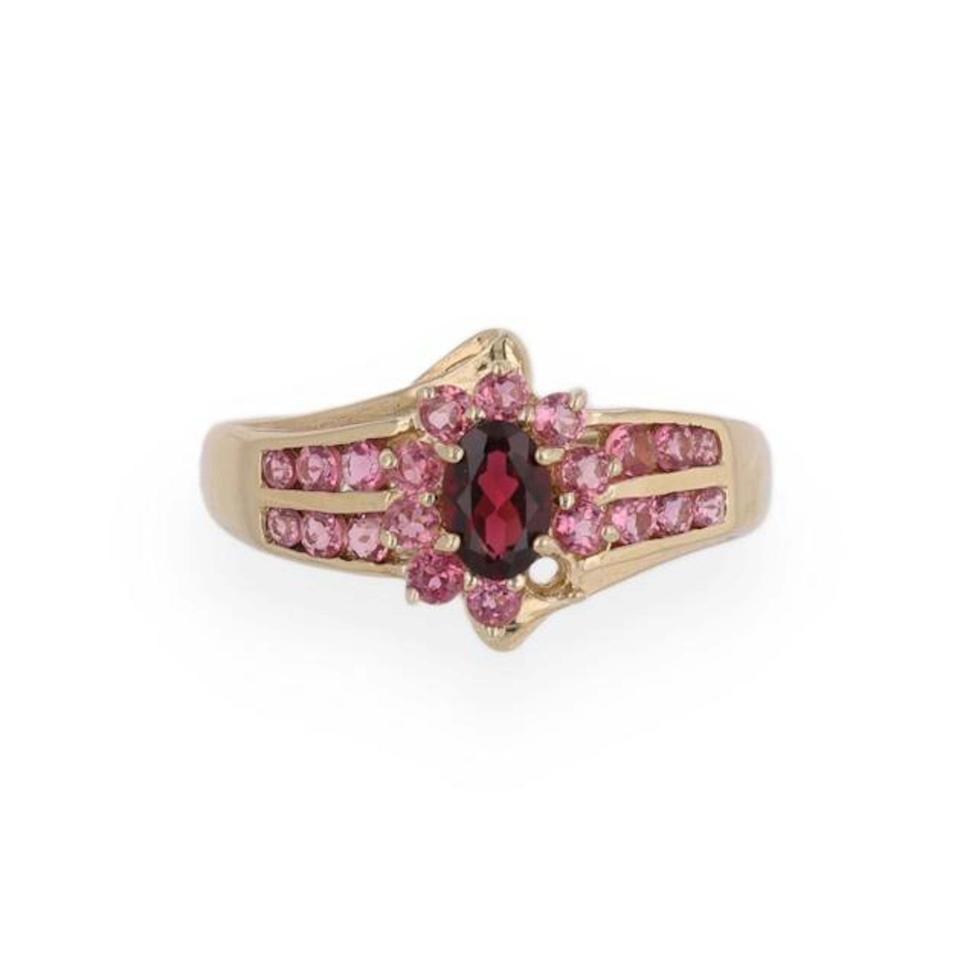 Gold, Rubellite, and Pink Tourmaline Ring, Thailand
