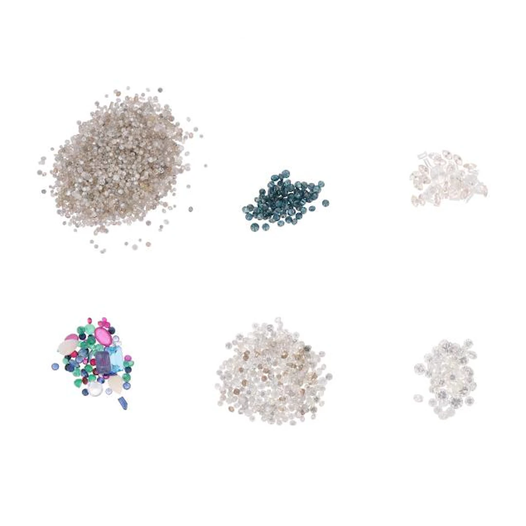 Group of Loose Diamonds and Colored Stones
