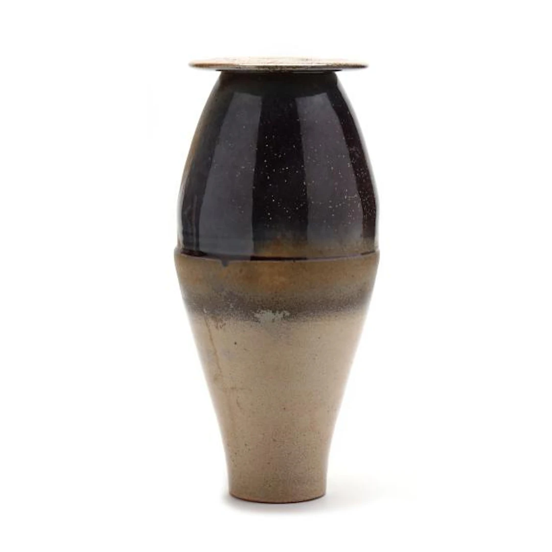 John Svara (Durham, NC), Stoneware Floor Vase