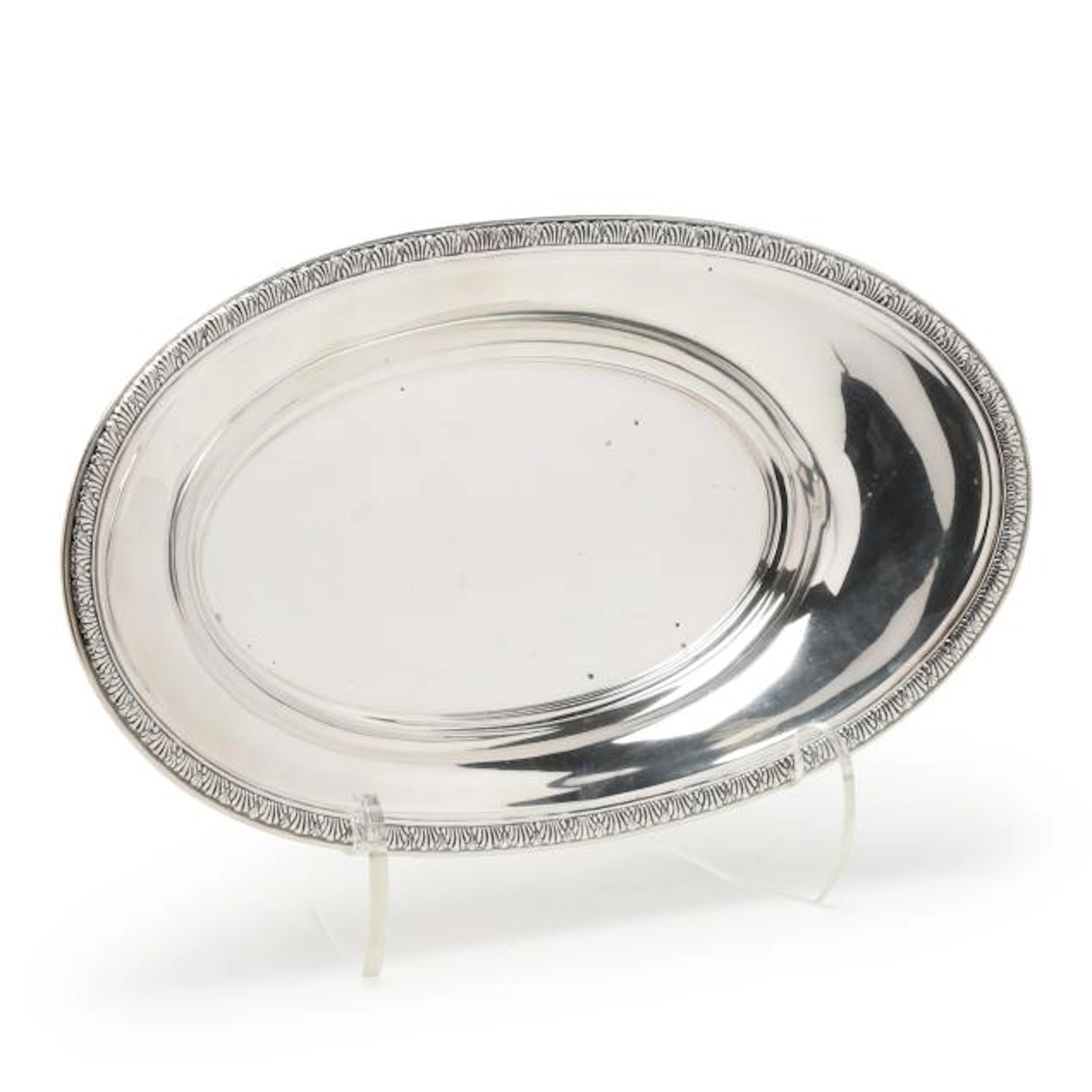 International Sterling Silver Bread Dish